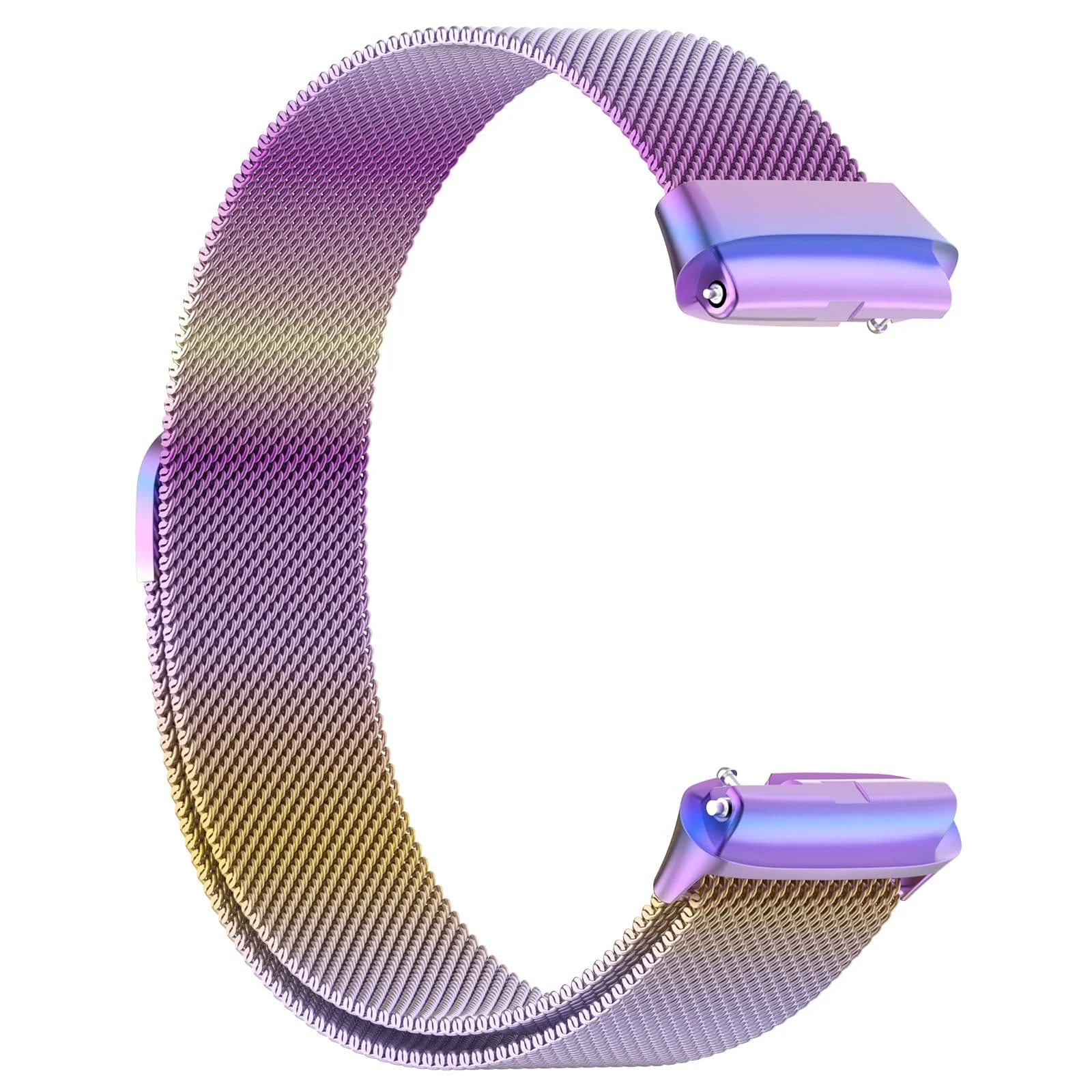 DL3 Mobilak Bracelet Compatible with Xiaomi Redmi Watch 3 Active/Redmi Watch 3 Lite, Stainless Steel Replacement Strap, Mesh Metal Watch Strap, Magnetic Adjustable Replacement Band For Men Women - Colorful