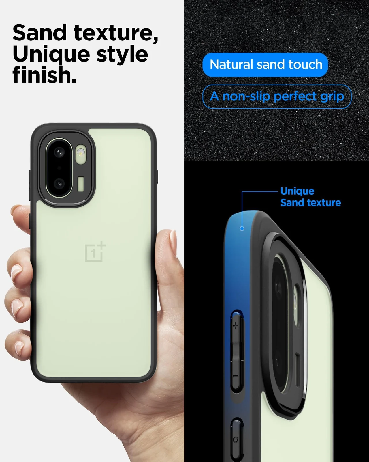 DL3 Mobilak Clear TPU Case for OnePlus Ace 6 / Ace 6T / OnePlus 15R, Camera protection, Shock-absorbing protection, Scratch-resistant surface - Black