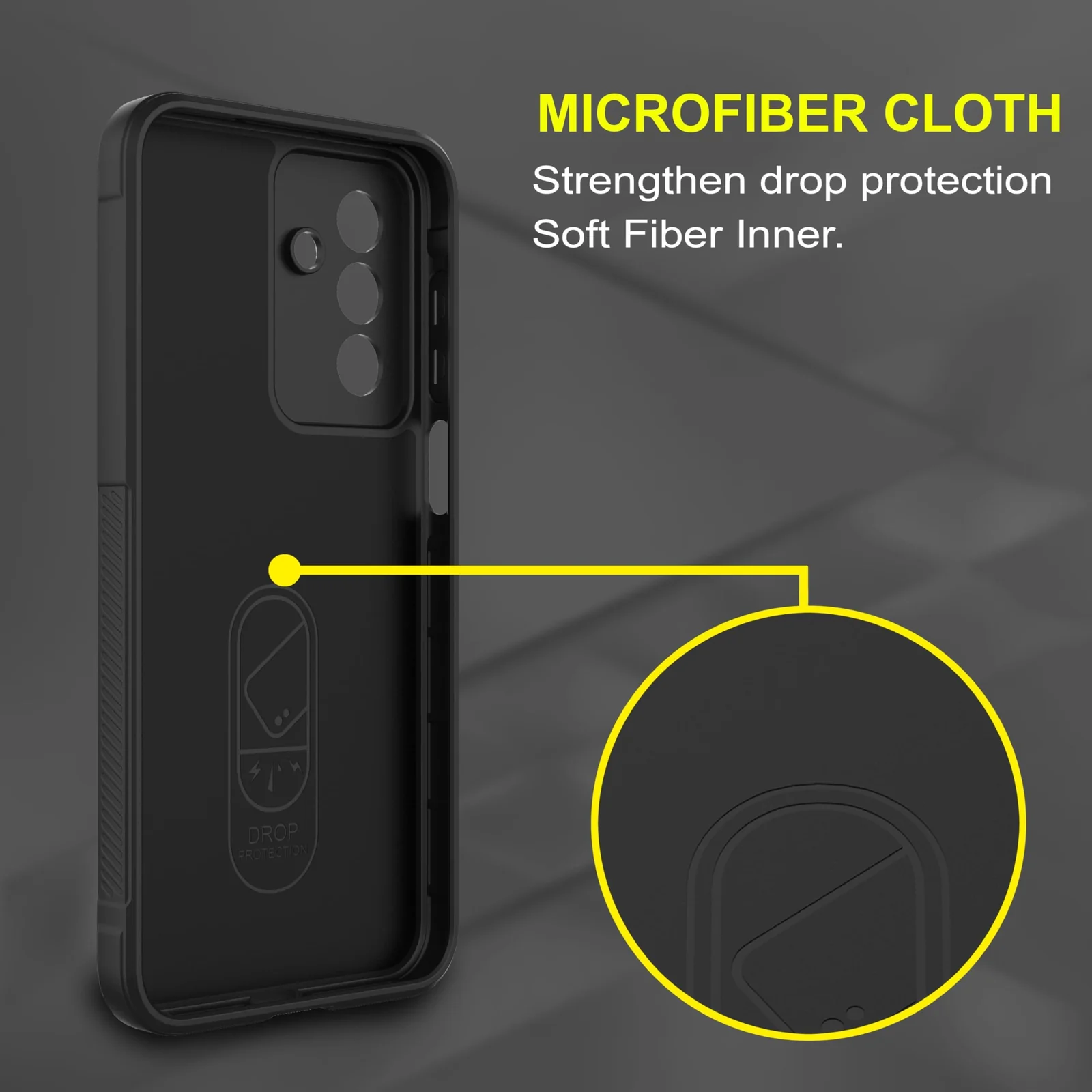 DL3 Mobilak Rugged Protective Case for Samsung Galaxy A17 4G / 5G, Camera protection, Shock-absorbing protection, Non-slip grip - Black