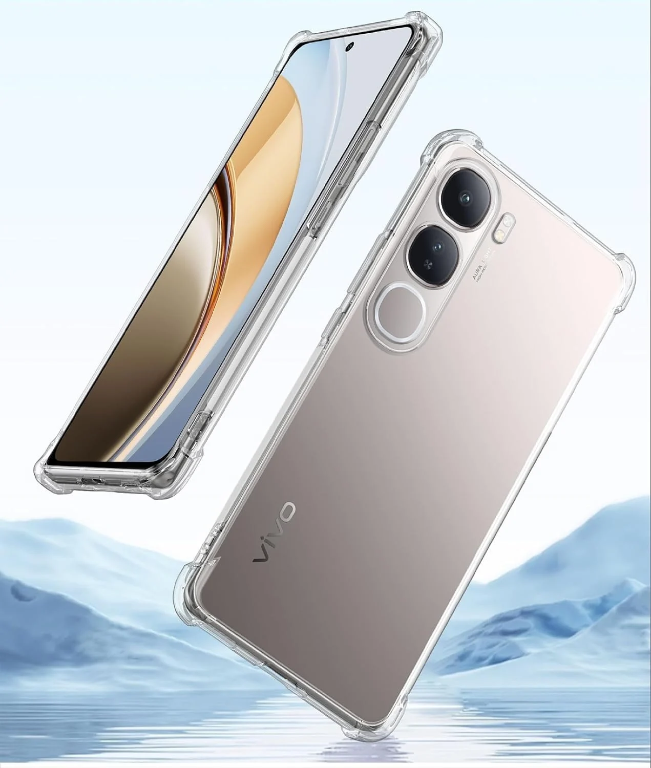 DL3 Mobilak Clear TPU Case for vivo Y19S, Camera protection, Shock-absorbing protection, Scratch-resistant surface - Clear