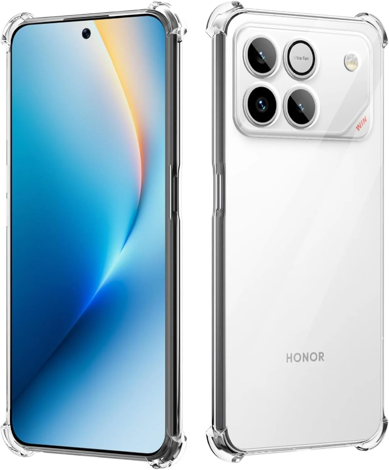 DL3 MOBILAK Clear Soft TPU Phone Case for Honor Win and Win RT - Clear