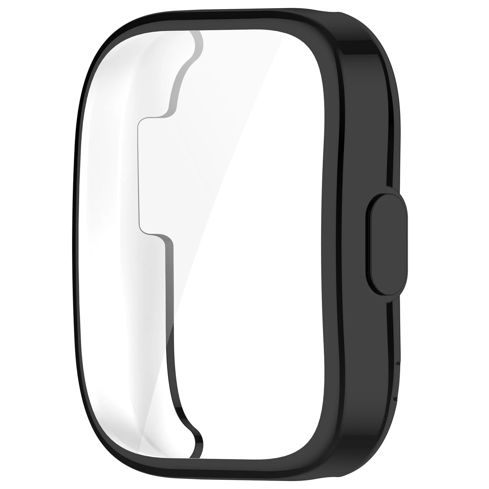 DL3 Mobilak Case Compatible with Amazfit Bip 5 (A2215) All-Around with Built-in Screen Protector Watch Soft TPU Shockproof Cover Slim Guard Thin Bumper Shell Protector for Amazfit Bip 5 - Black