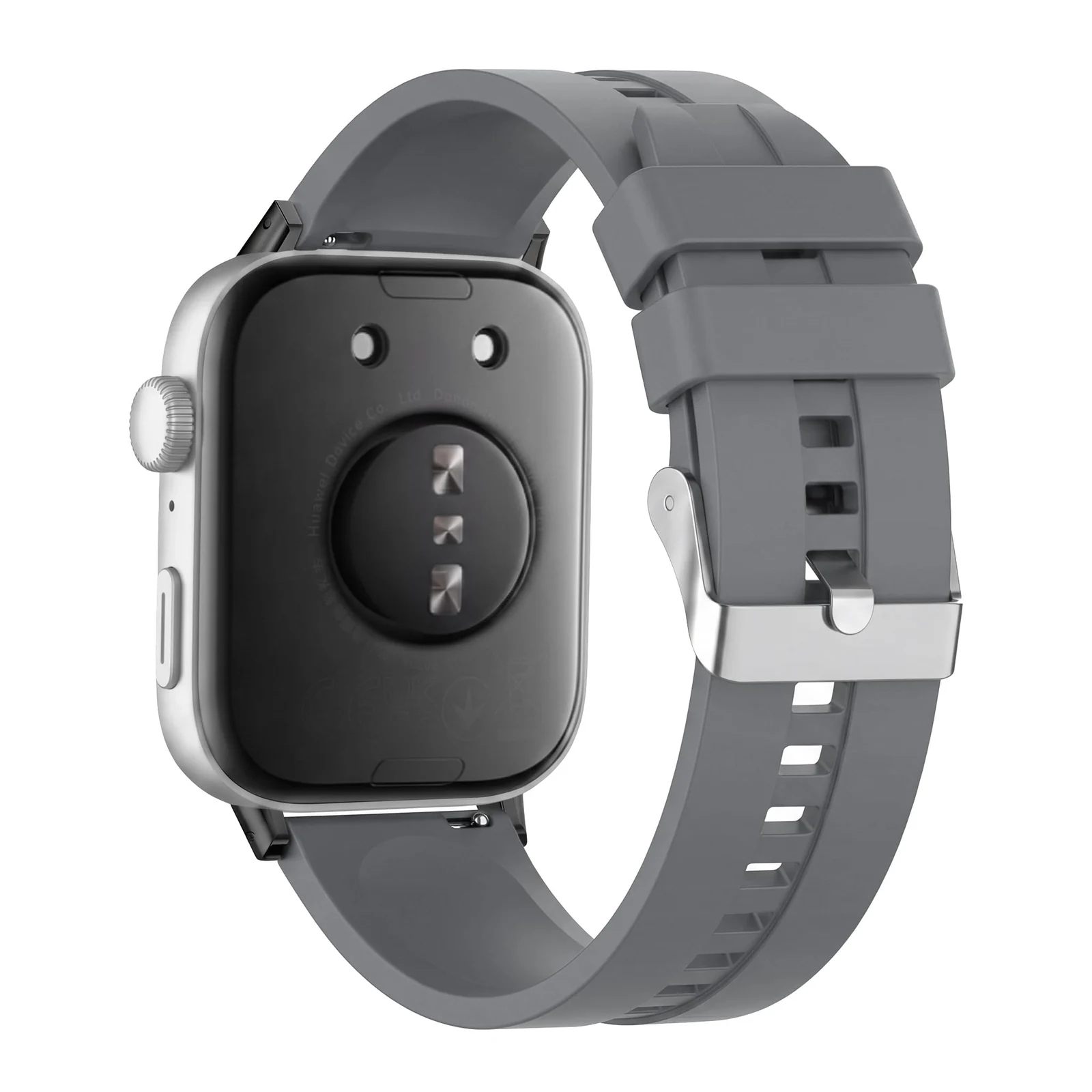 MOBIGON Soft TPU Silicone Sport Strap for Huawei Watch Fit 3 / 4 / 4 Pro / 5 / 5 Pro, Dark Gray