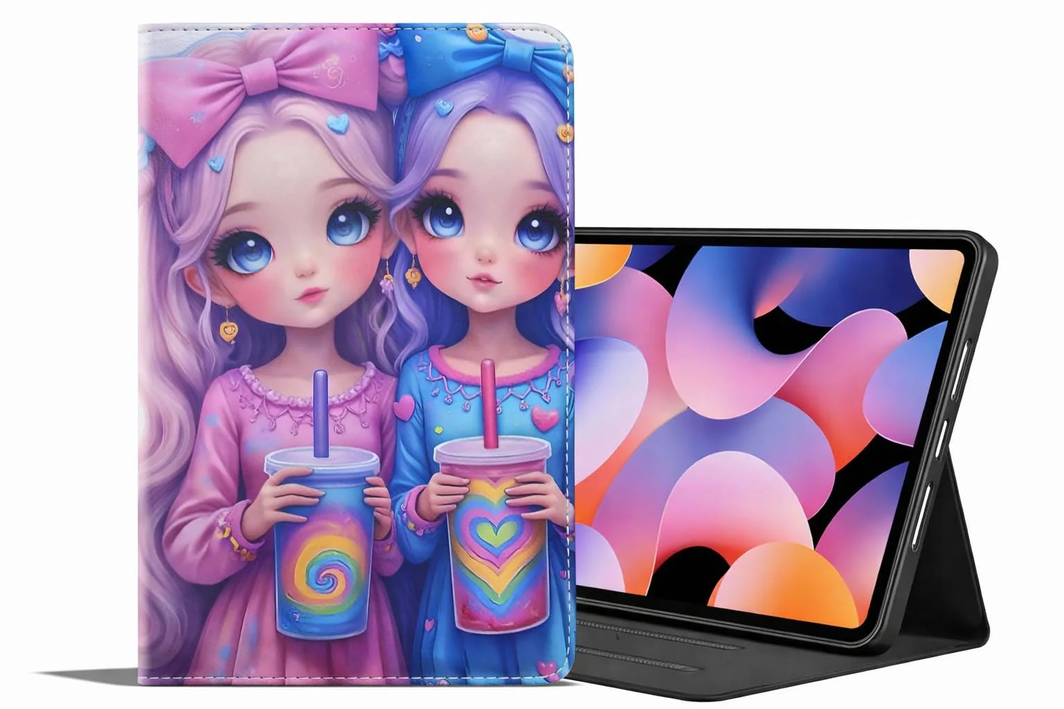DL3 Mobilak Case for Apple iPad 9/8/7 (10.2-Inch, 2021/2020/2019 Model, 9th/8th/7th Generation), Slim PU Leather Folio with Adjustable Stand, 3D Pattern Shock-Absorbing Tablet Cover