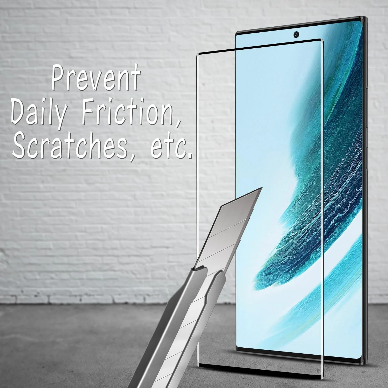 DL3 Mobilak Screen Protector for Samsung Galxay Note 20 Ultra, Tempered Glass Screen Saver Premium HD Protective, Scratch Resistant, NO-Bubble, 9H Hardness, Full Coverage Film - Clear