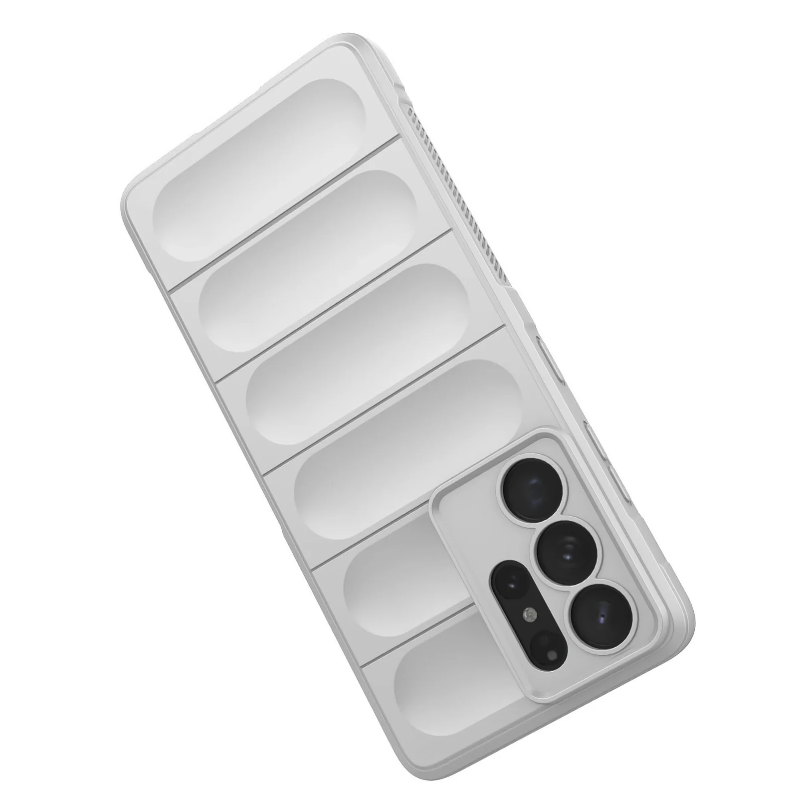 DL3 Mobilak Rugged Protective Case for Samsung Galaxy S21 Ultra, Camera protection, Shock-absorbing protection, Non-slip grip - White