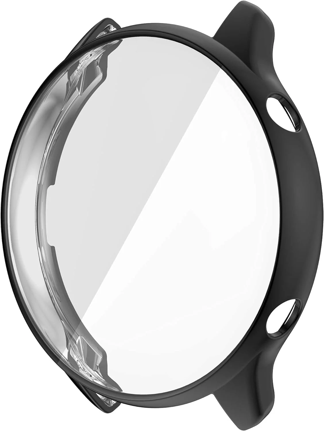 DL3 Mobilak Case Compatible with Amazfit GTR 2 & GTR 2e Case All-Around Screen Protector Watch Soft TPU Shockproof Cover Slim Guard Thin Bumper Shell Protector - Black