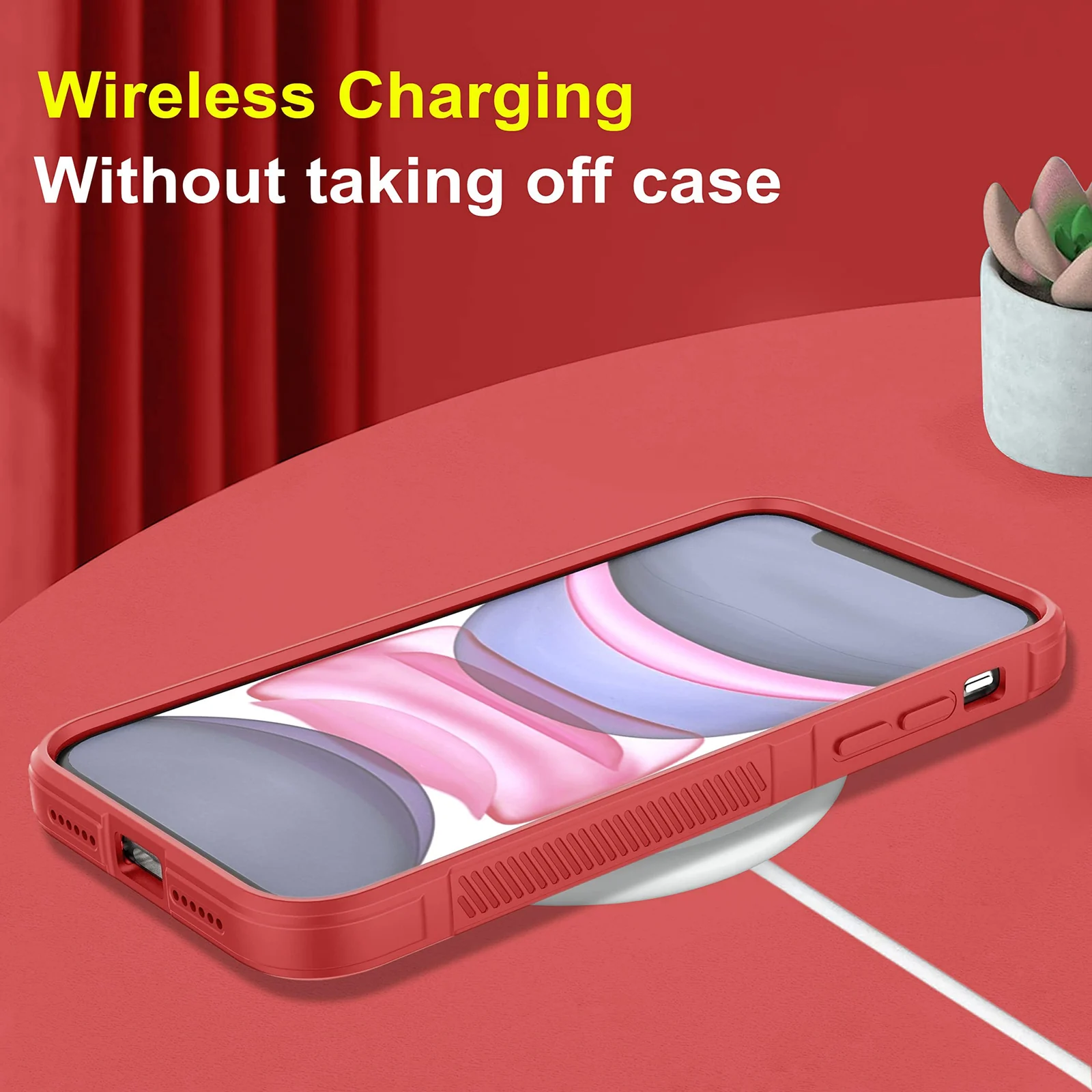 DL3 Mobilak Soft Silicone Protective Case for OPPO Reno 11F 5G with Camera Protection and Shockproof Design - Red