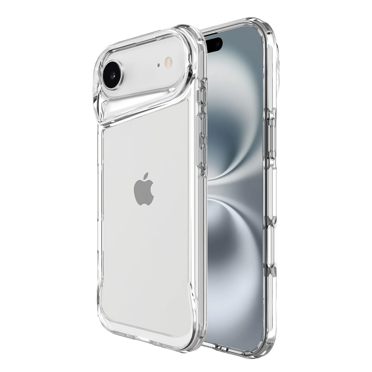 DL3 Mobilak Clear PC and TPU Protective Case for iPhone Air with Camera Protection and Military-Grade Protection - Clear