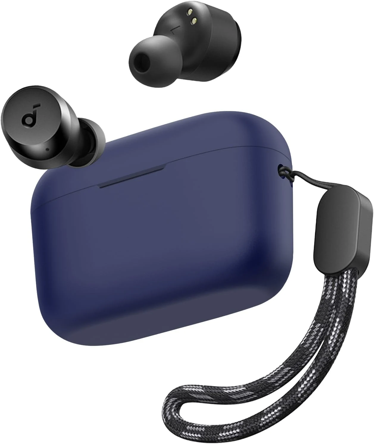 DL3 Mobilak Silicone Cover Case Compatible with Soundcore by Anker A20i Portable Protective Case Cover With Keychain