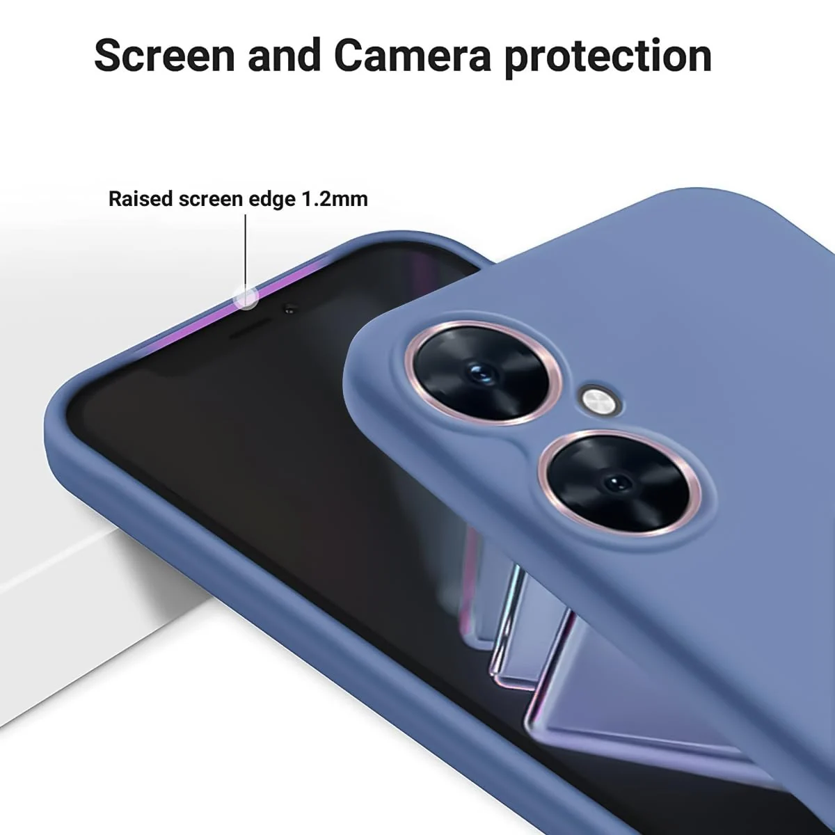 DL3 Mobilak Soft Silicone Protective Case for Huawei nova 11i with Microfiber Lining and Shockproof Design - Lavender