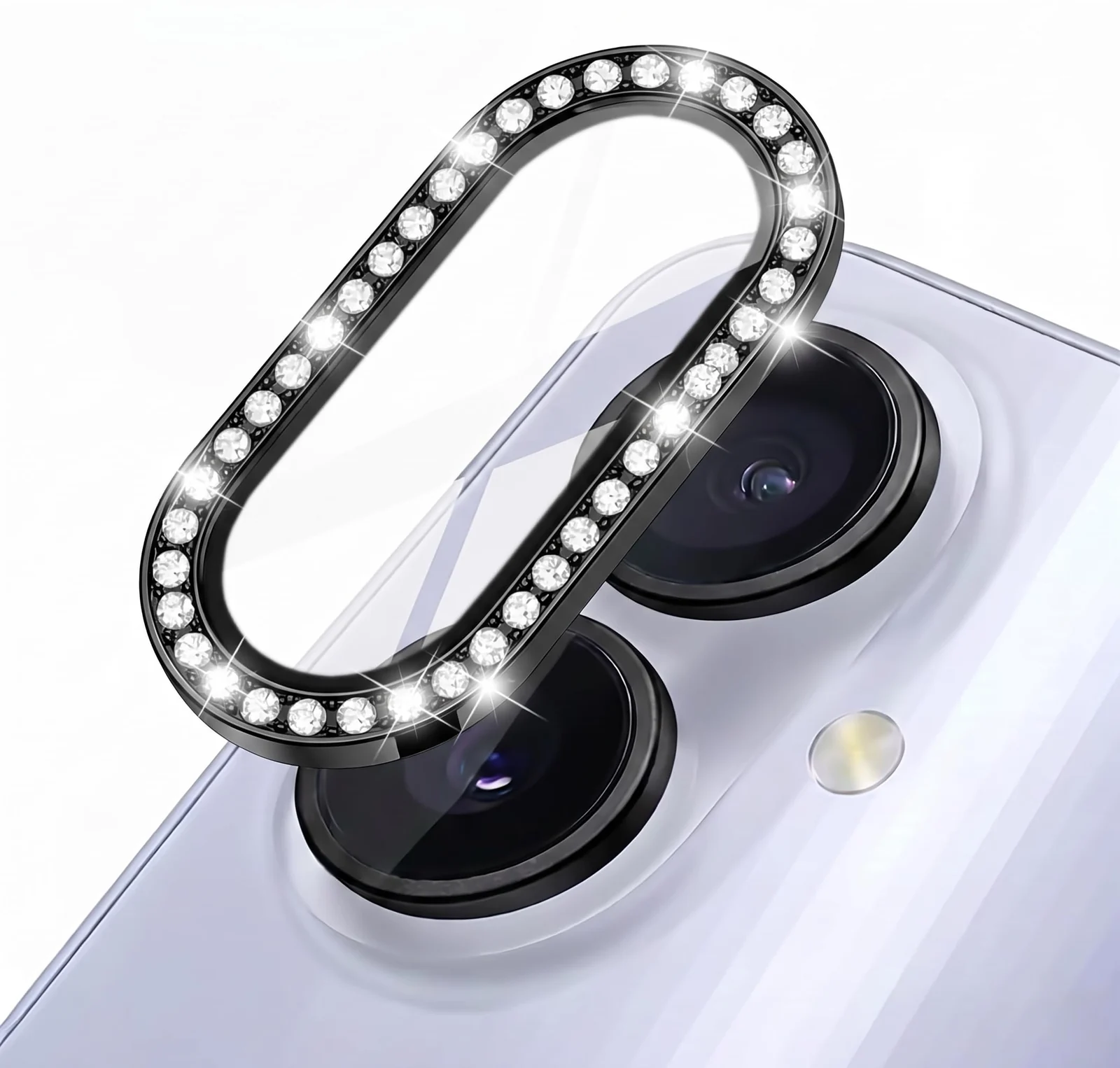 DL3 Mobilak Camera Lens Protector for Samsung Galaxy A07 4G Accessories, 9H Tempered Glass Metal Individual Ring Camera Cover Screen Protector, Case Friendly, Anti Scratch