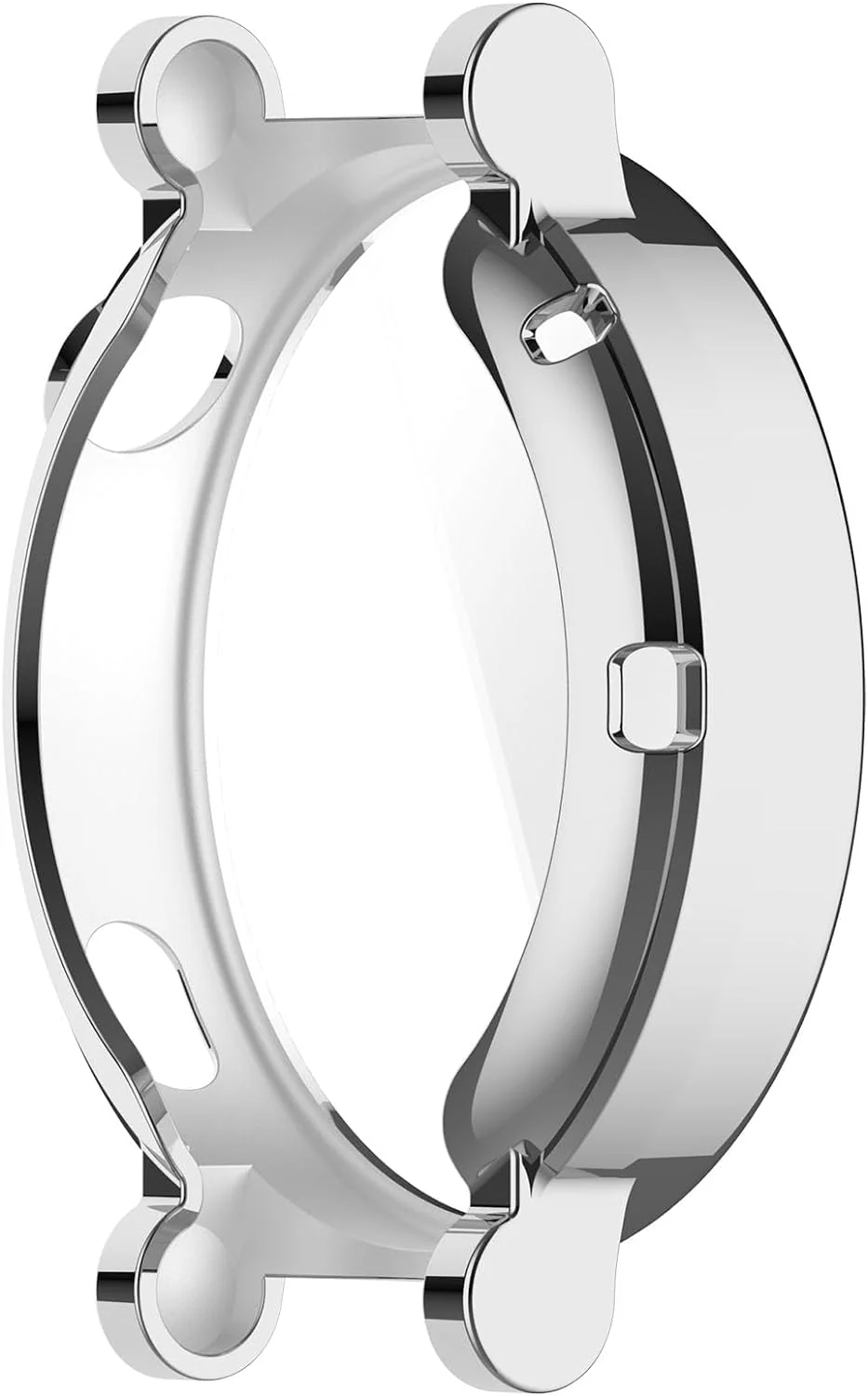 DL3 Mobilak Case Compatible with Huawei Watch GT4 41MM Case All-Around Screen Protector Watch Soft TPU Shockproof Cover Slim Guard Thin Bumper Shell Protector - Silver
