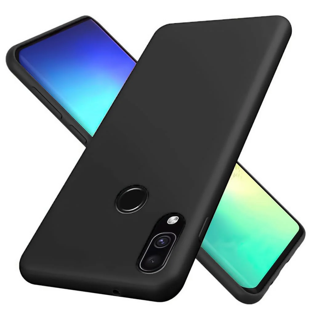 DL3 Mobilak Huawei nova 3i Case, Soft Flexible Silicone Gel Rubber Bumper Cover, Full Body Shockproof Protective Phone Case - Black