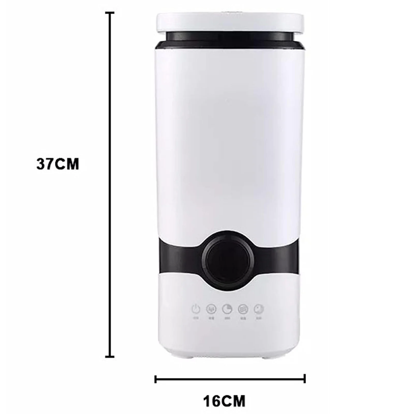 Mobigon Ultrasonic Humidifier Against Dry Heating Air 4L, Room Humidifiers with Remote Control for Bedroom, Children's Room and Plants, Air Humidifier, Ultra Quiet Aroma Diffuser - White