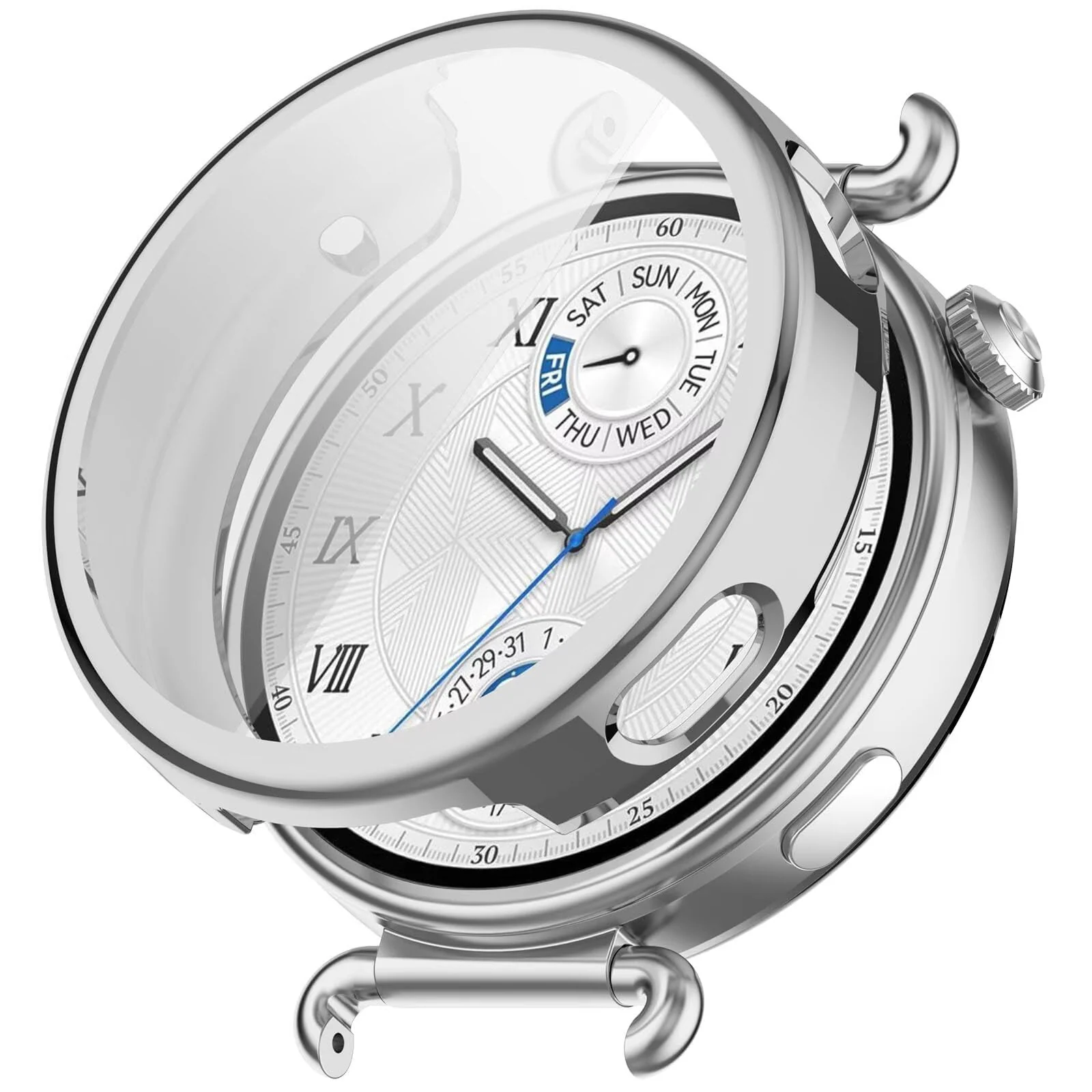 DL3 Mobilak Case for Huawei Watch GT6 41mm 2025, Case with Screen Protector, HD Protection Cover, Soft Silicone Screen Protector Cover for Huawei Watch GT 6 41mm 2025