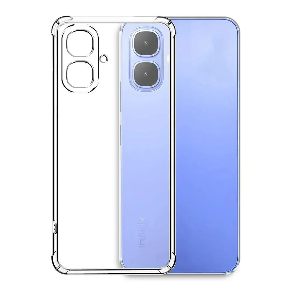 DL3 Mobilak Clear TPU Case for Infinix Smart 10, Camera protection, Shock-absorbing protection, Scratch-resistant surface - Clear