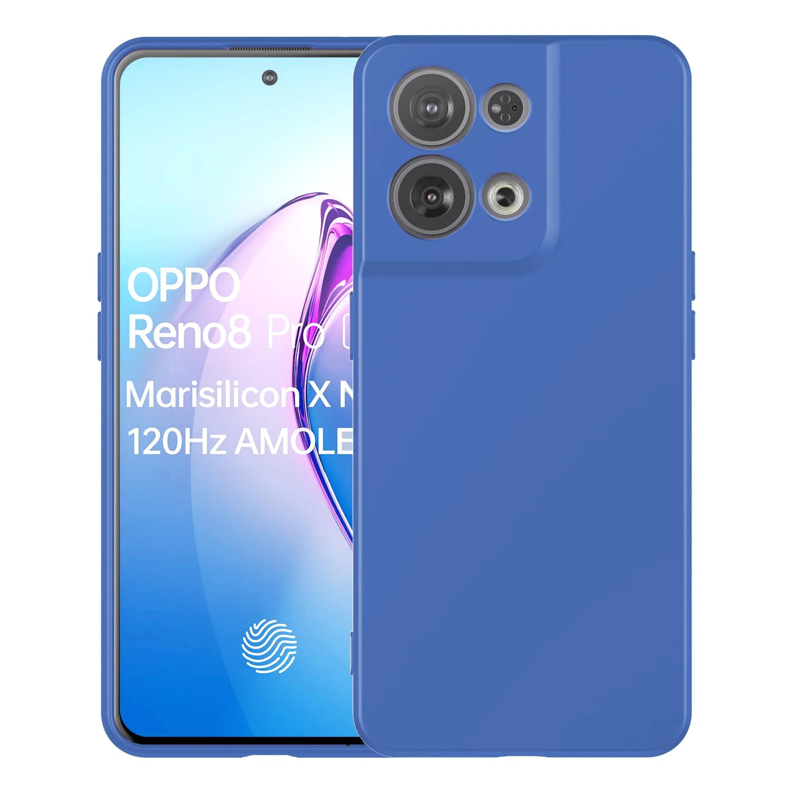 Dl3 Mobilak Compatible with Oppo Reno 8 Pro 5G / Reno8 Pro+ Plus 5G Case, Liquid Silicone Case, Full Body Camera Protective Cover, Shockproof, Slim Phone Case, Soft Microfiber Lining - Black
