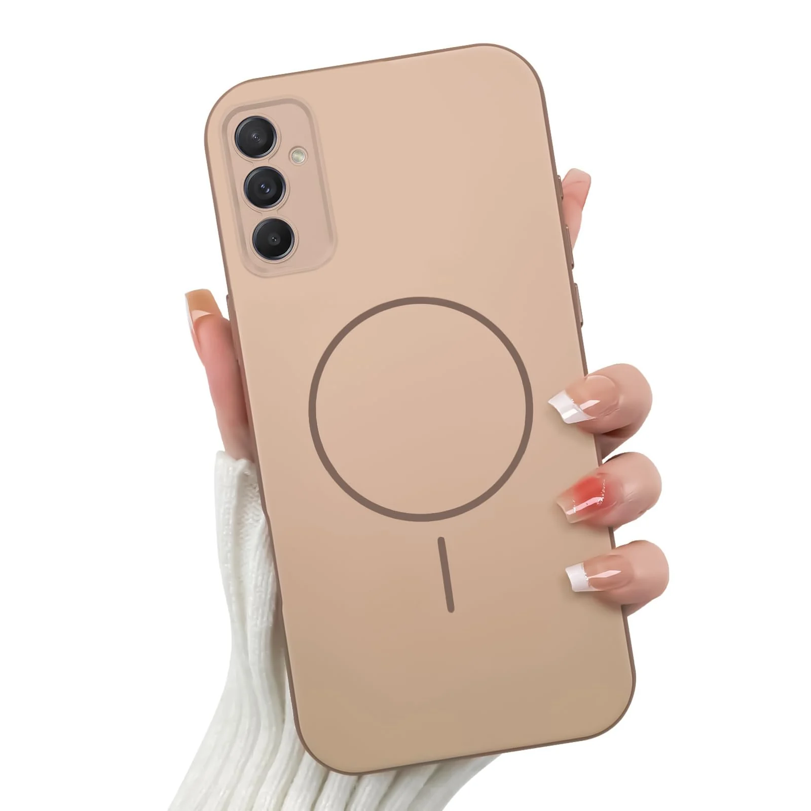 Samsung Galaxy A55 5G — DL3 Mobilak Case For Samsung Galaxy A55 5G Slim Design [Not Compatible with MagSafe] Soft Silicone Case Flexible TPU Anti-Scratch Protective Cover with Full Camera Protection