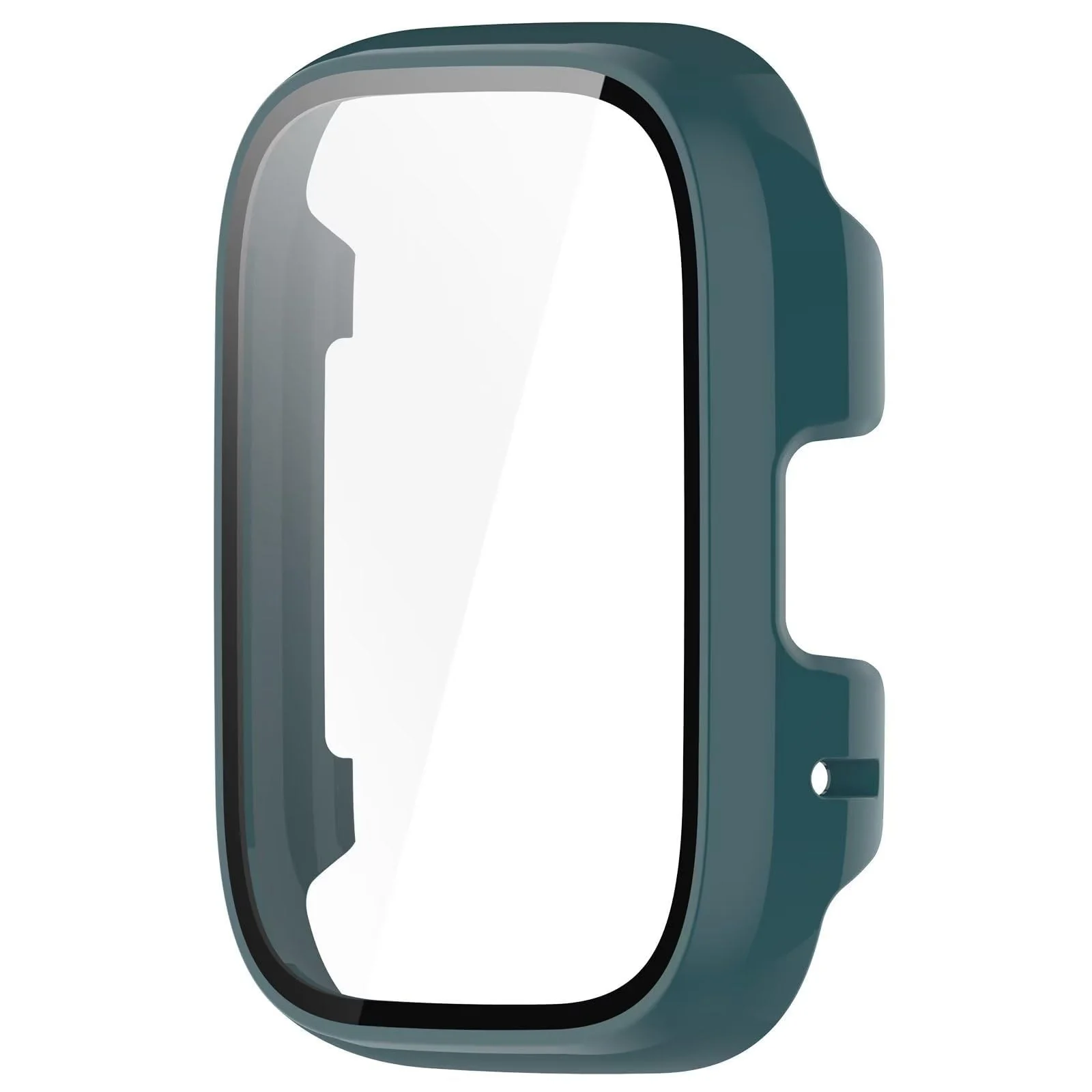 DL3 MOBILAK Full-Coverage Watch Case with Tempered Glass for Xiaomi Redmi Watch 3 Active / Redmi Watch 3 Lite, Green