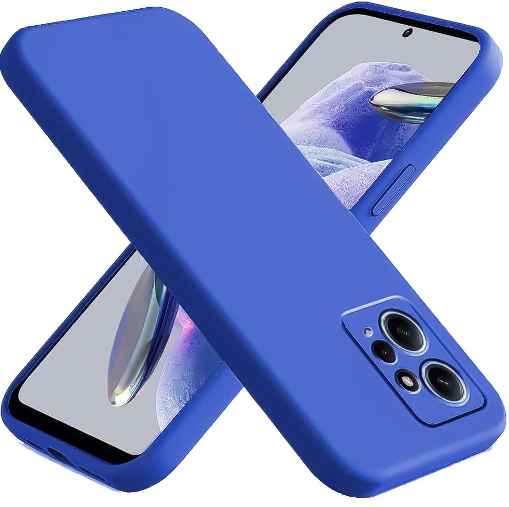 Dl3 Mobilak Xiaomi Redmi Note 12 4G Case,Soft Flexible Silicone Gel Rubber Bumper Cover,Full Body Shockproof Protective Phone Case (Light Green)