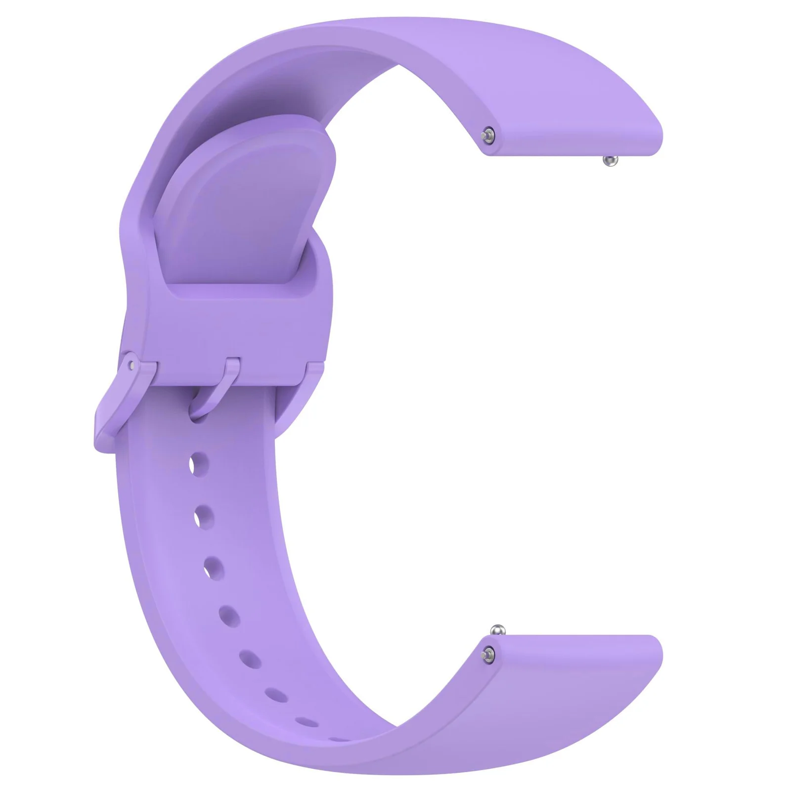 DL3 Mobilak Straps Compatible with Xiaomi Redmi Watch 5 Active/Redmi Watch 5 Lite Bracelet, 22mm Soft Silicone Replacement Band Sports Strap Wristbands [Wear-resistant] [breathable] - Light Purple