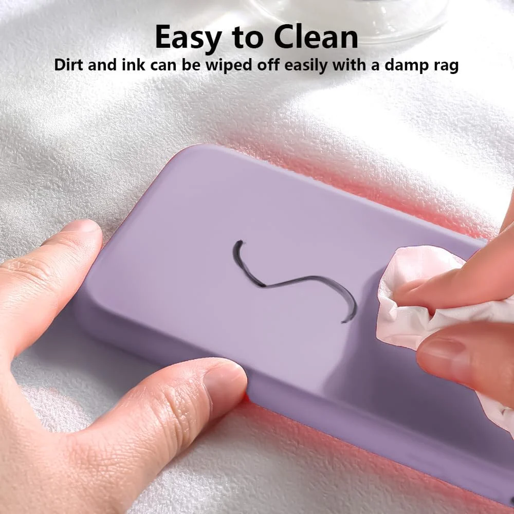DL3 Mobilak Silicone Protective Case for Samsung Galaxy S21 Ultra 5G, Shock-absorbing protection, Scratch-resistant surface, Soft microfiber lining - Laveder