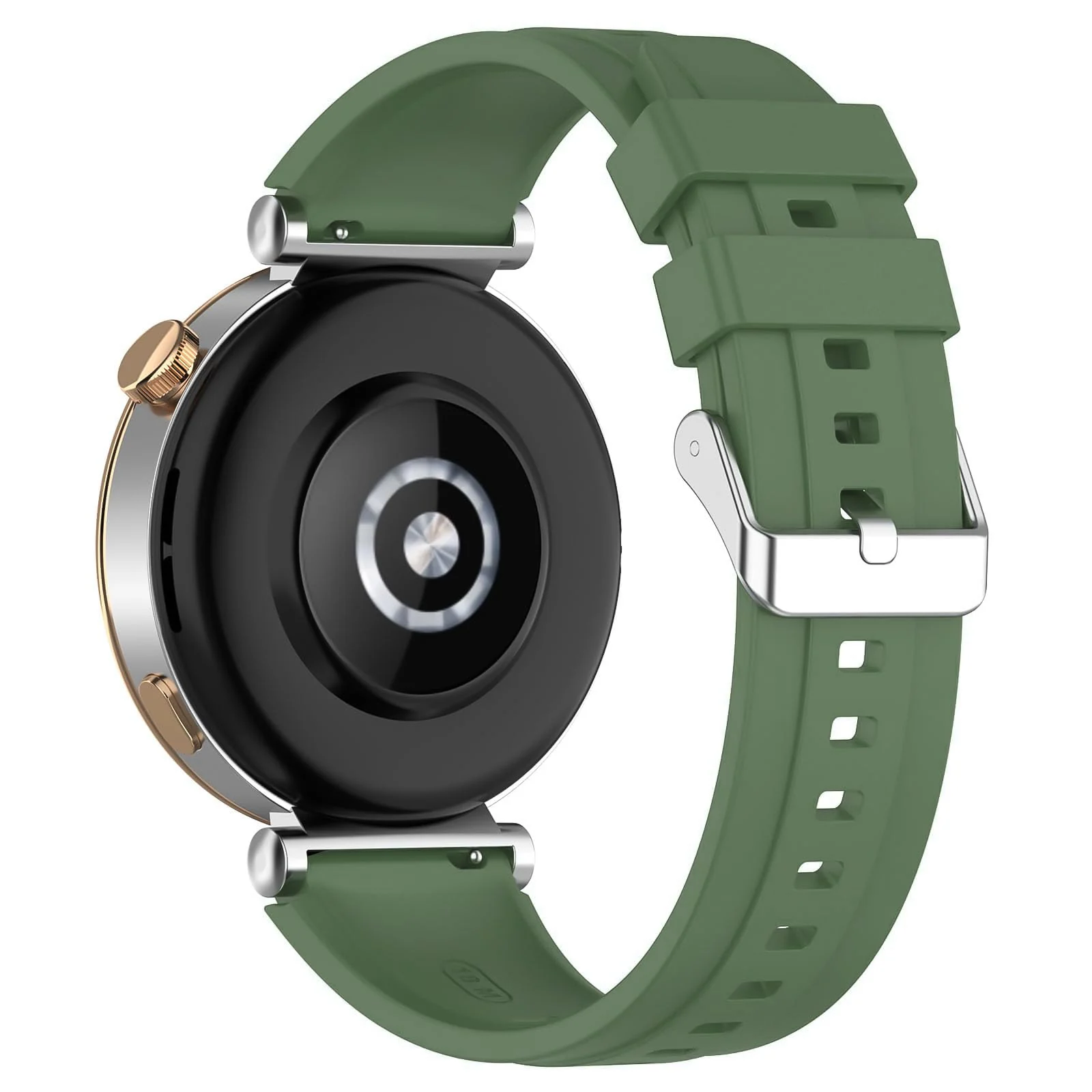 DL3 Mobilak Strap Compatible with Huawei Watch GT5 Pro 42mm / GT5 41mm / GT4 41mm / Garmin Venu 3S / Forerunner 265S / Fossil Women's Gen 6, 18mm Soft Silicone Replacement Bands - Green
