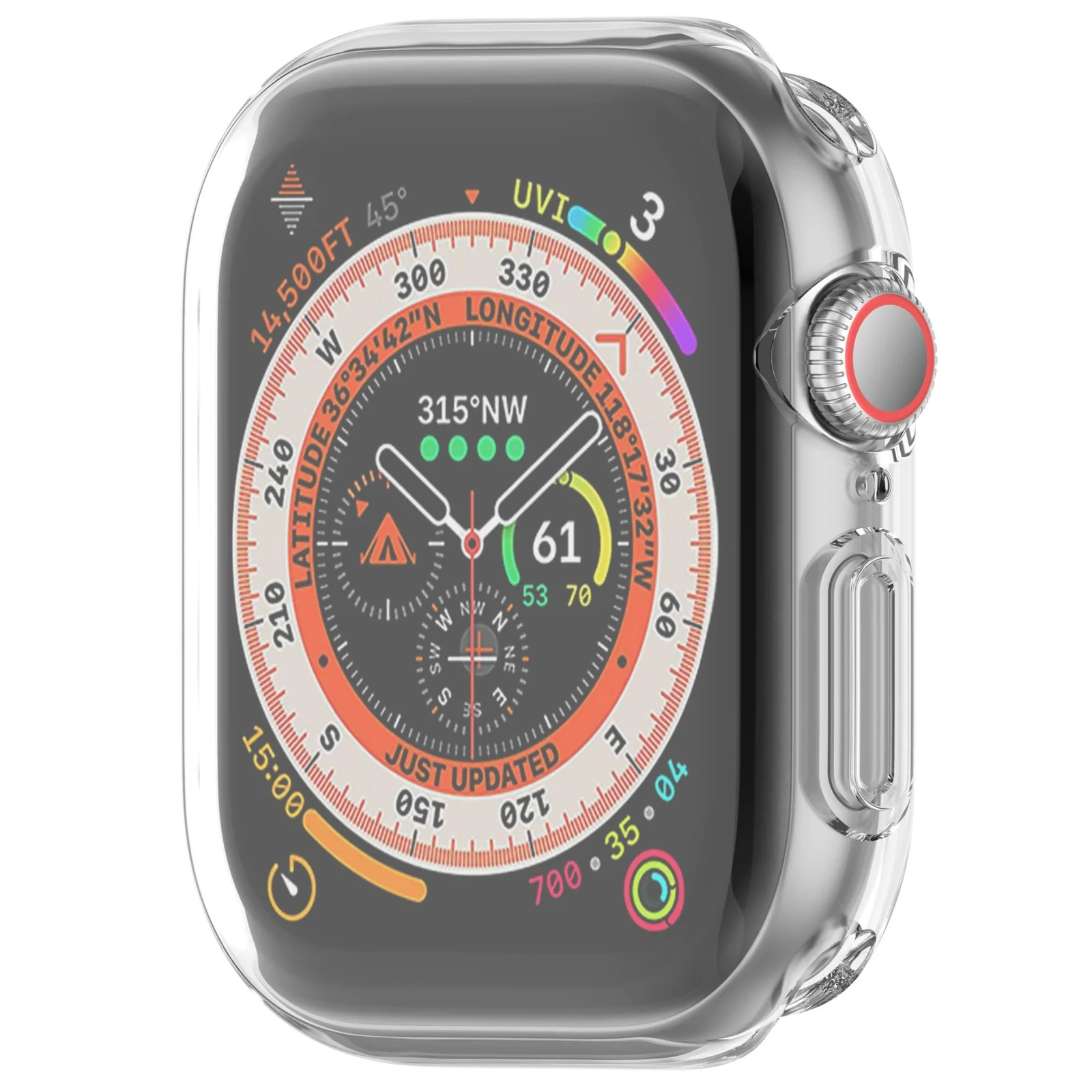 DL3 Mobilak Case Compatible with Apple Watch Series 11/10 42mm Case All-Around with Built-in Screen Protector Watch Soft TPU Shockproof Cover Slim Guard Thin Bumper Shell Protector - Clear