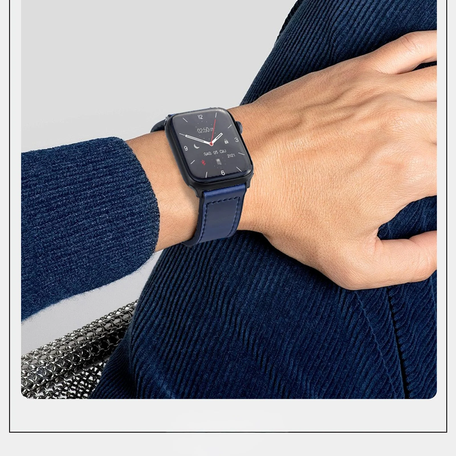 DL3 Mobilak Compatible with Huawei Watch Fit 5 / Fit 5 Pro / Fit4 / 4 Pro/Fit 3 Strap for Women Men, Soft Flexible Leather Silicone Hybrid Sport Wristband Magnetic Buckle Bracelet Replacement Strap - A-gray