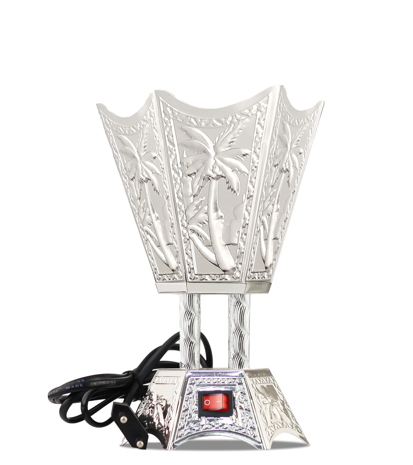 Mobigon Arabian Electric Incense Burners metal Vintage Arabic Burner, Middle Eastern Incense Holder- Electric Incense Burner Bakhoor Suitable For Arabian Oud, Home, Hotel Decor - Style 18
