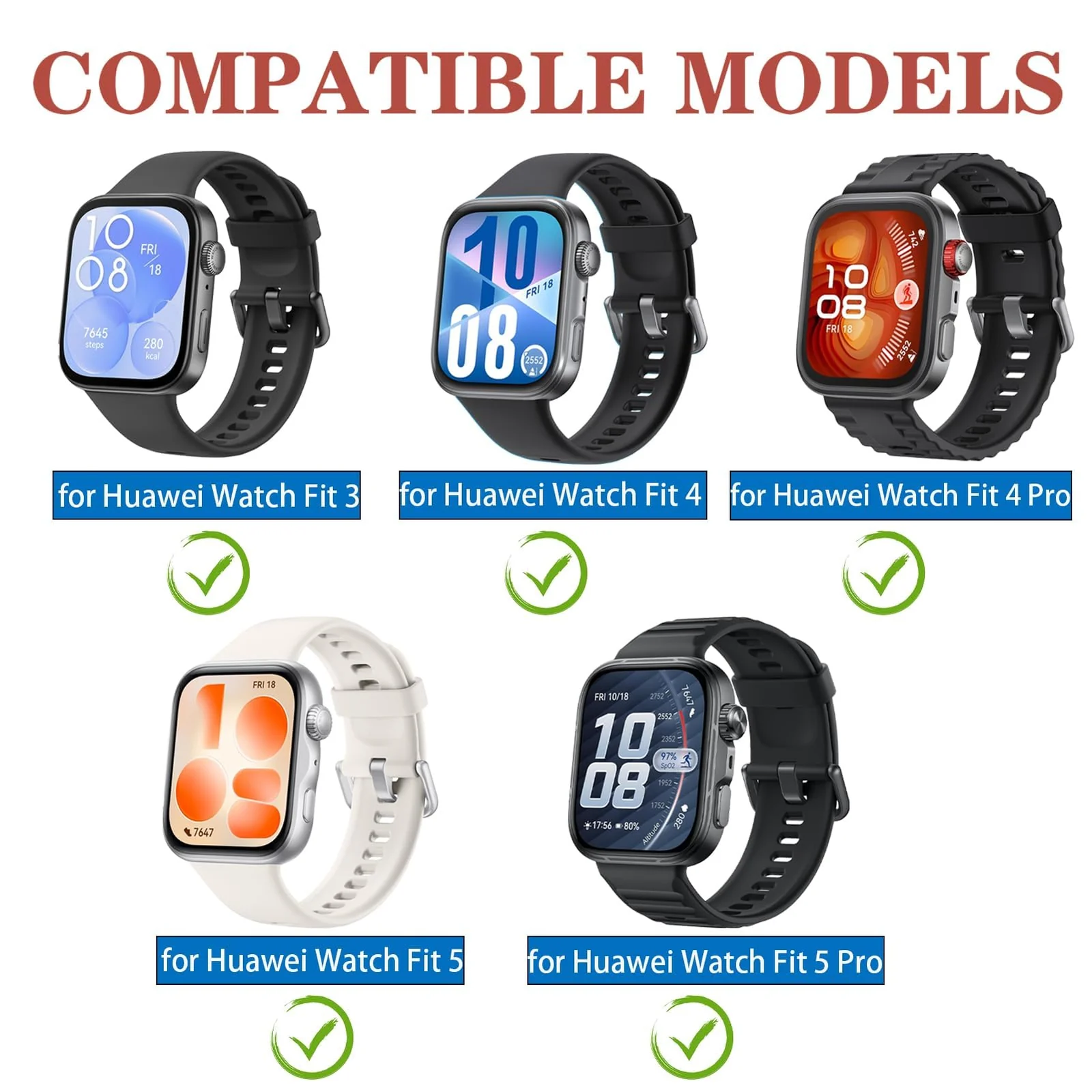 DL3 Mobilak Silicone Strap Compatible with Huawei Watch Fit 3 Strap for Men Women Breathable Soft Replacement Strap Adjustable Waterproof Sports Straps - Violet