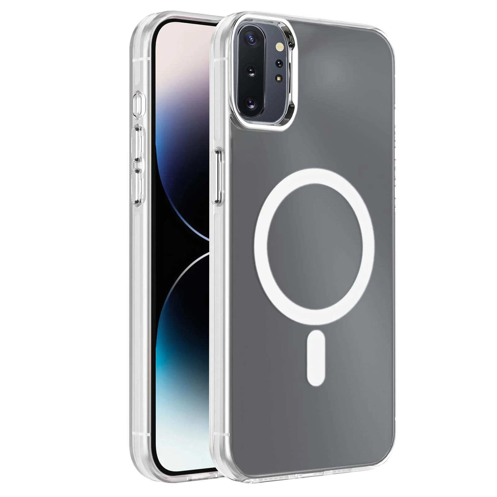 DL3 Mobilak Case For Samsung Galaxy Note 10 Plus Case Crystal [Not Compatible with MagSafe] Soft TPU Gel Case Flexible Silicone Anti-Scratch TPU Cover - Clear