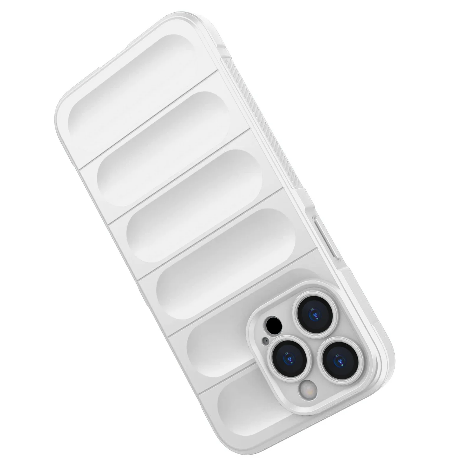 DL3 Mobilak Rugged Protective Case for Apple iPhone 13 Pro, Camera protection, Shock-absorbing protection, Non-slip grip - White