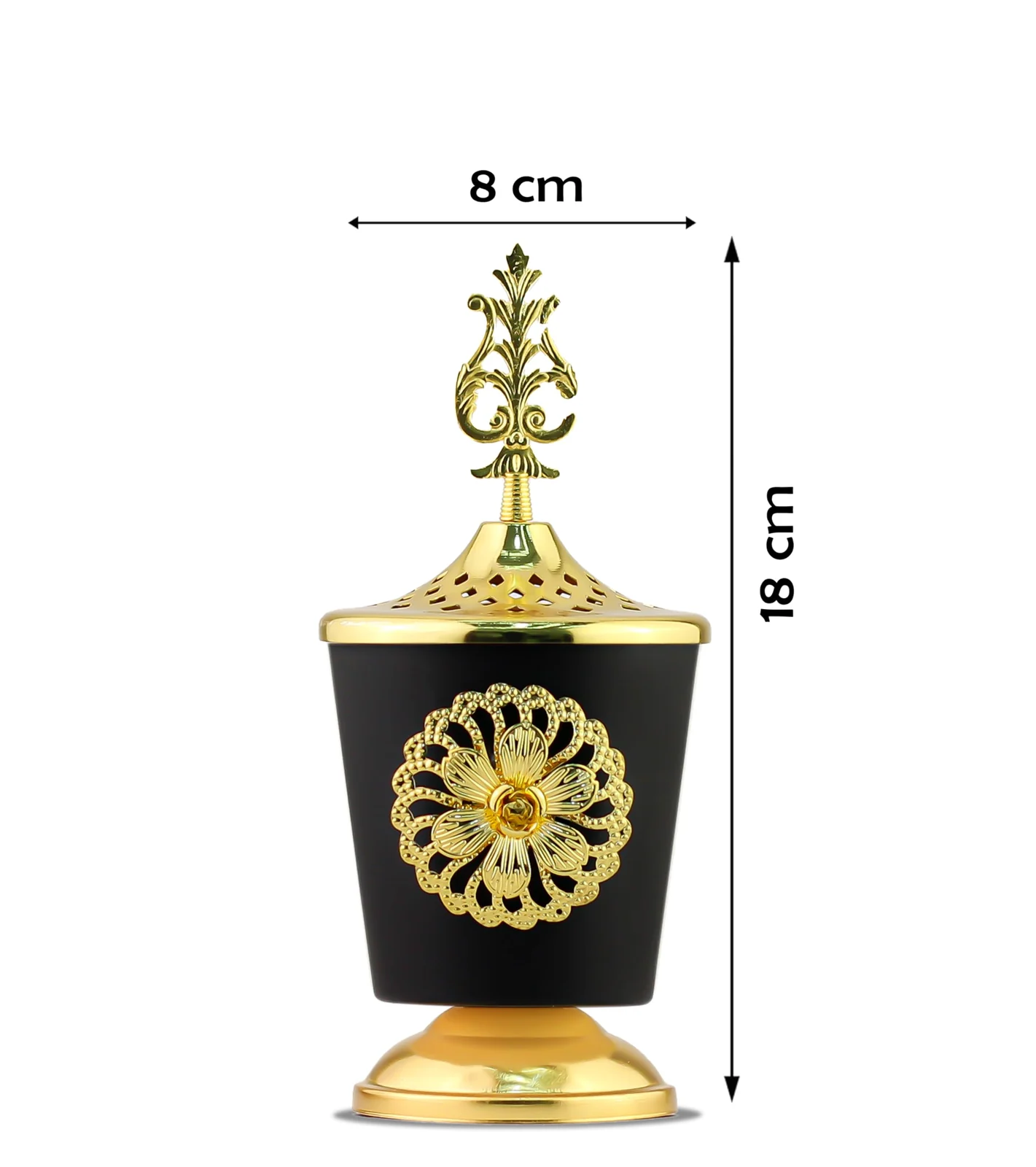 Mobigon Charcoal Incense Burner, Bakhoor Burner, Oud Frankincense Incense Burner, Vintage Arabic Burner, Suitable For Arabian Oud, Yoga, Spa and Aromatherapy, Office & Home Decor - style 5