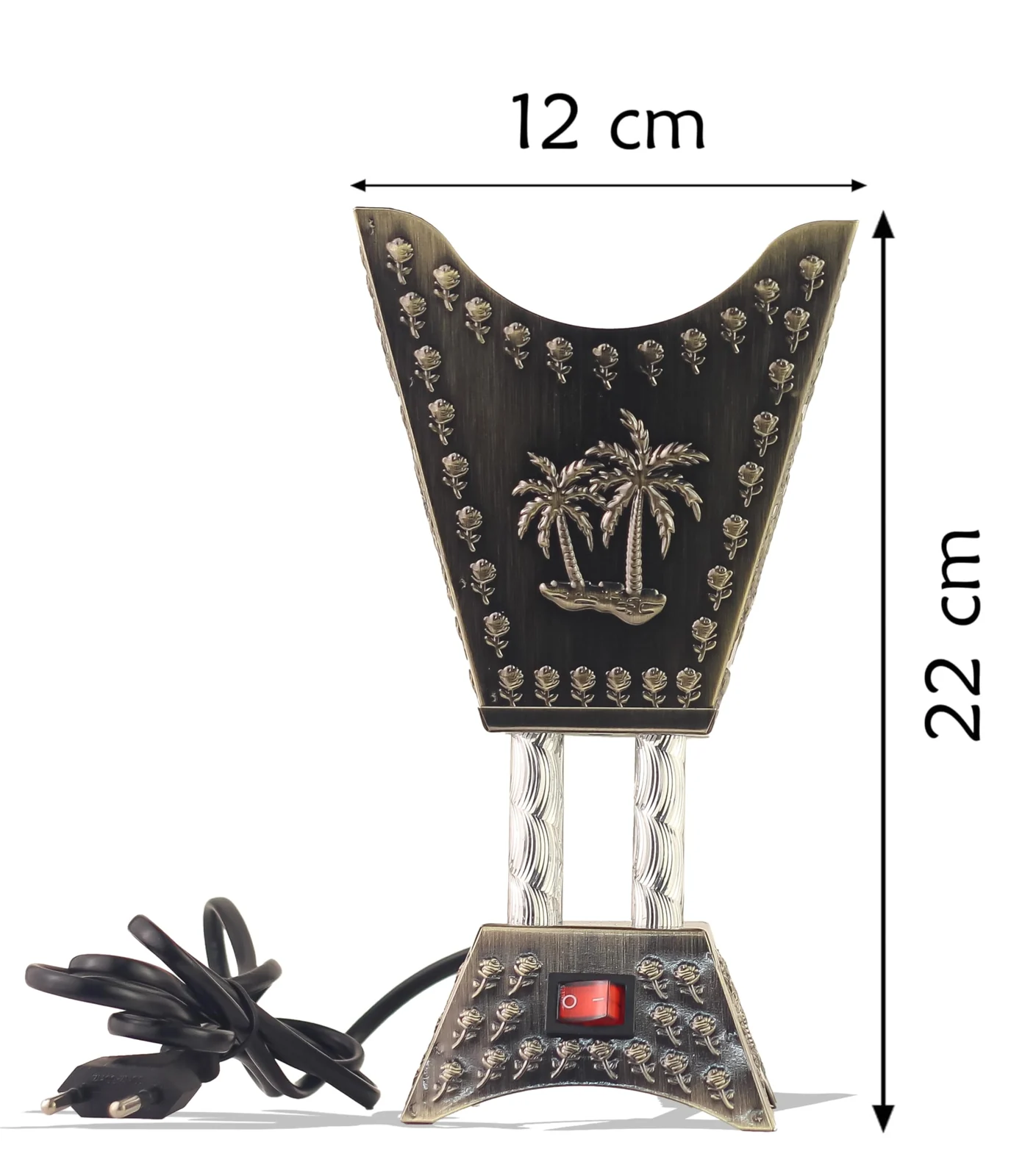 Mobigon Arabian Electric Incense Burners metal Vintage Arabic Burner, Middle Eastern Incense Holder- Electric Incense Burner Bakhoor Suitable For Arabian Oud, Home, Hotel Decor - style 49