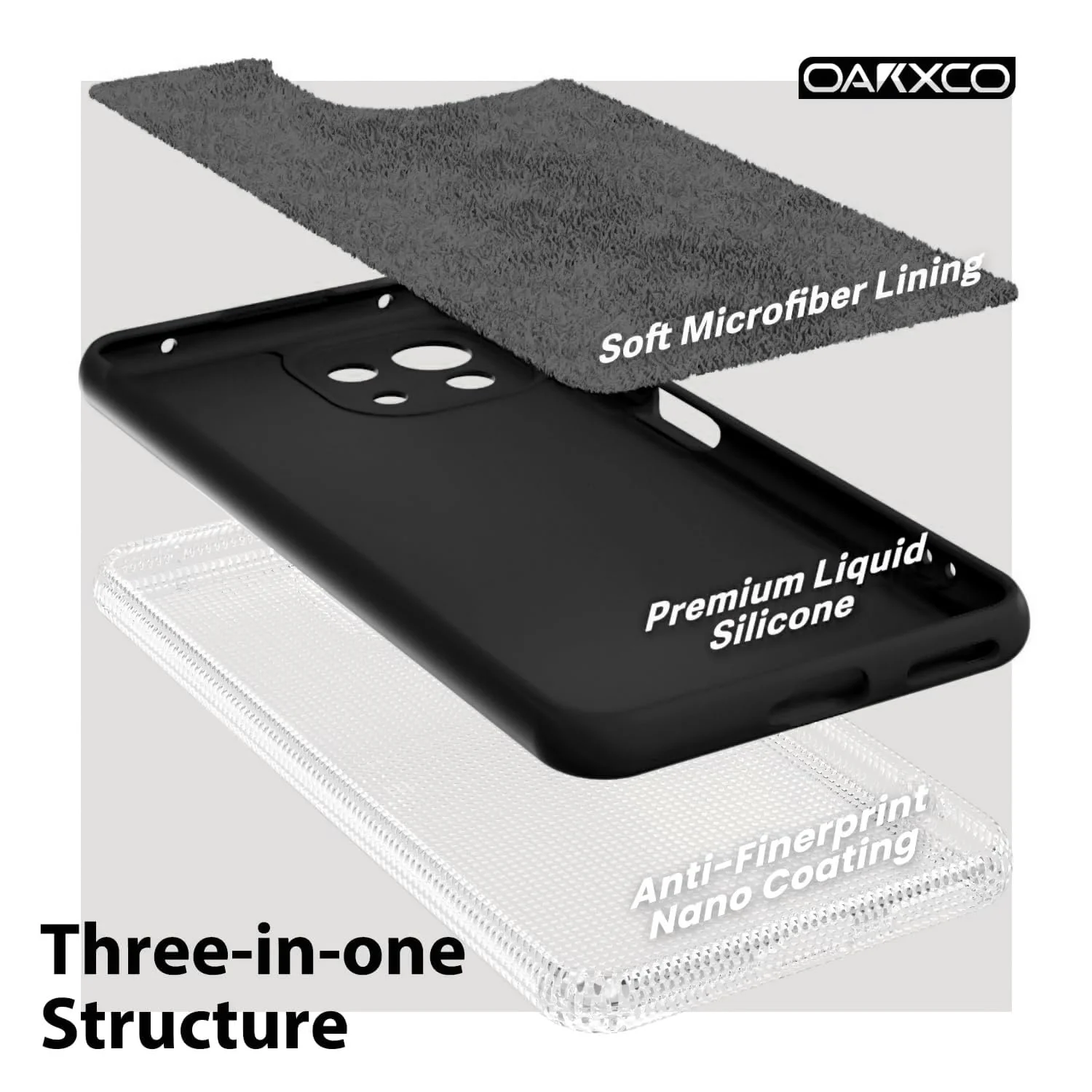 DL3 Mobilak Liquid Silicone Protective Case with Soft Microfiber Lining with Full Camera Protection for Xiaomi Mi 11 Lite 4G / 5G & Mi11 Lite 5G NE - Black
