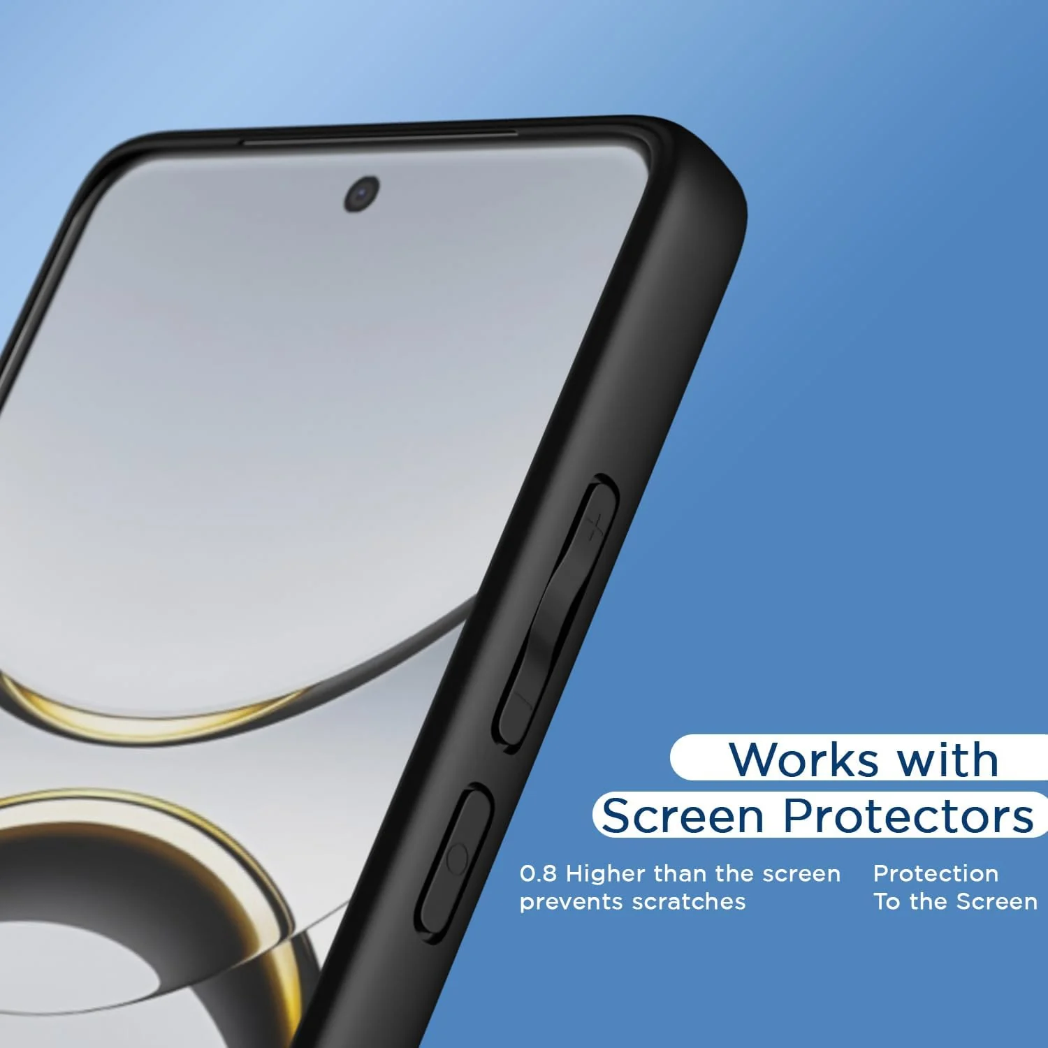 DL3 Mobilak Clear PC and TPU Protective Case for OPPO Find X8 Pro 5G with Camera Protection and Military-Grade Protection - Black