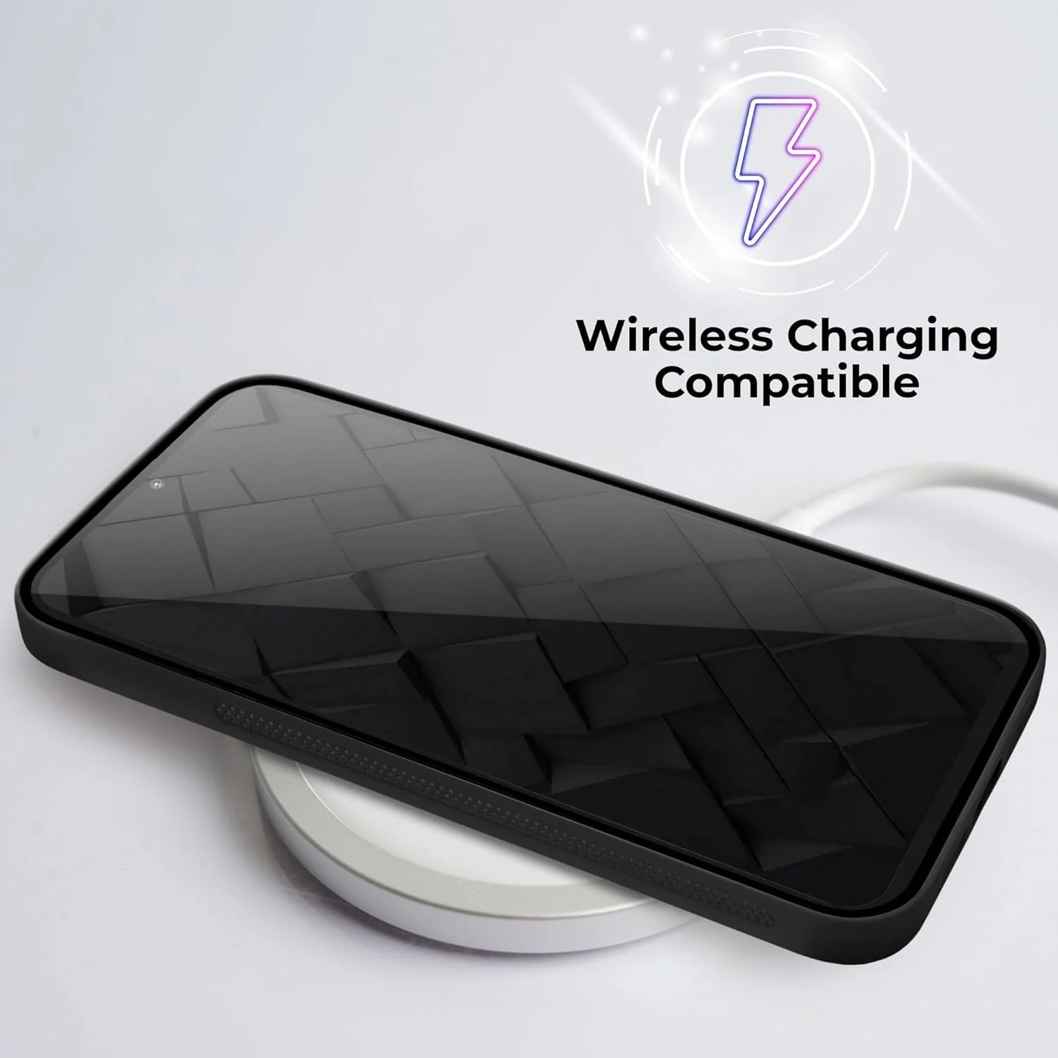 DL3 Mobilak PC Protective Case for Samsung Galaxy A35 5G, Supports wireless charging, Camera protection, Shock-absorbing protection - Black