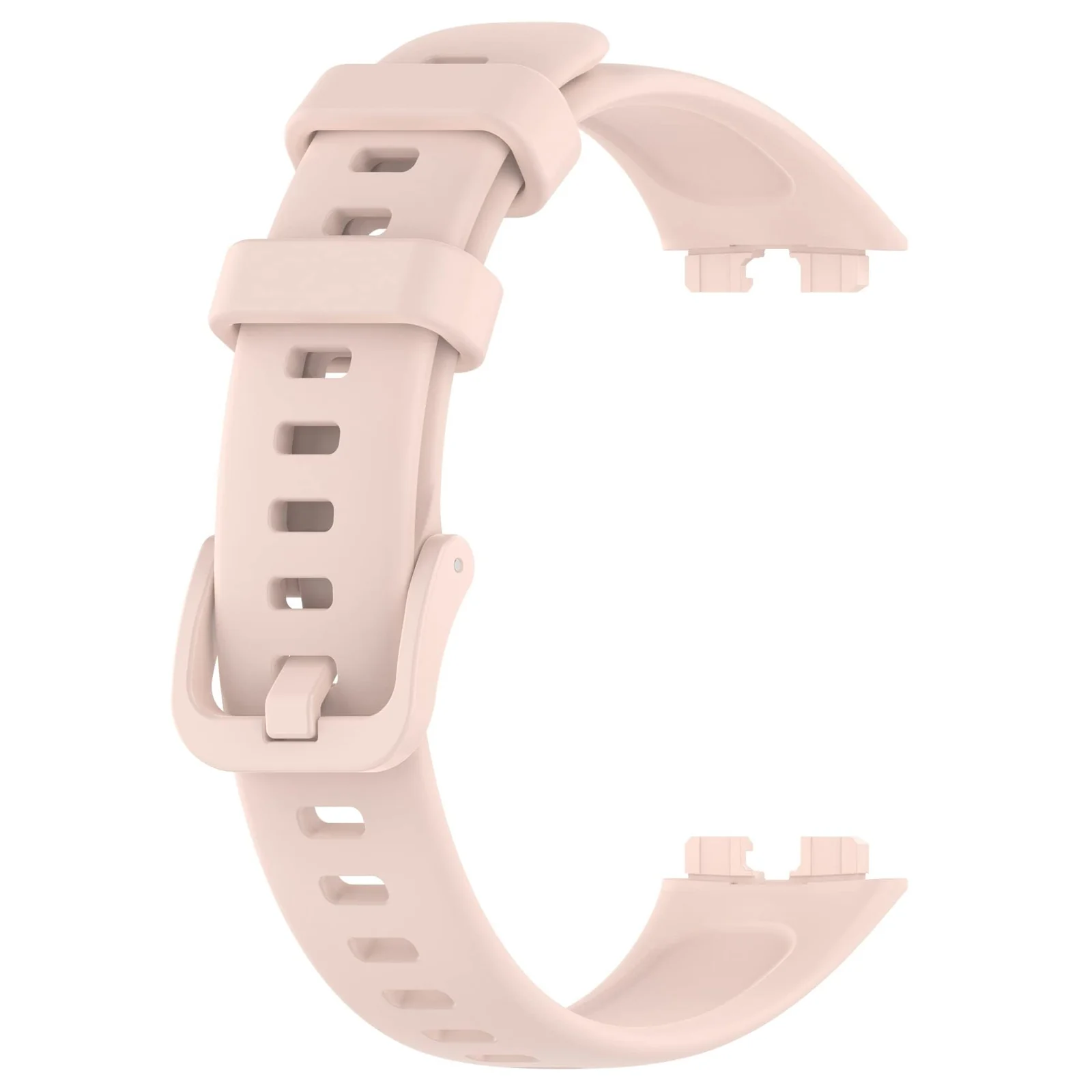 DL3 Mobilak Silicone Bracelet for Huawei Band 9/8, Soft Sport Replacement Strap, Adjustable Waterproof for Women/Men - Pink