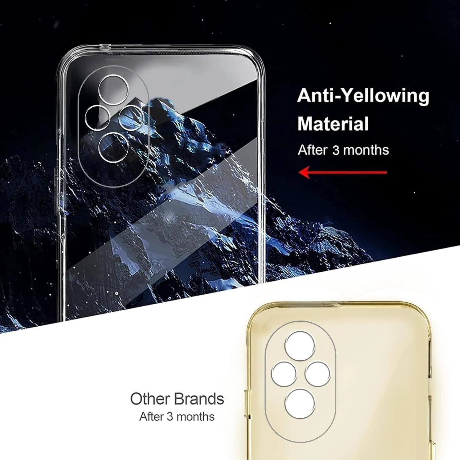 DL3 Mobilak Case Compatible with Honor 200 Pro 5G Case Crystal Soft TPU Gel Case Flexible Silicone Anti-Scratch Camera Protection TPU Cover - Clear