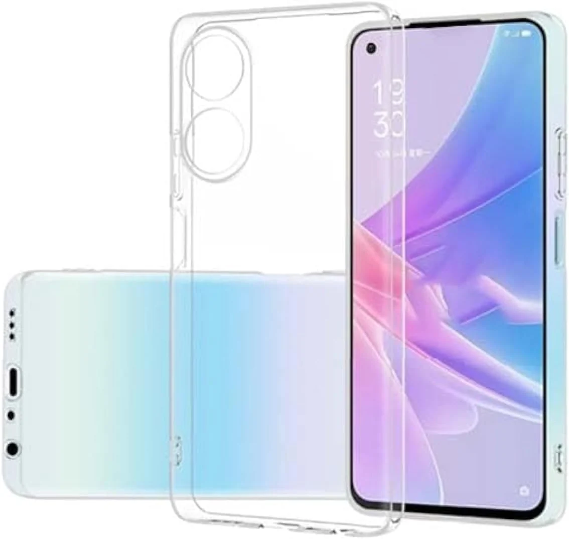 Mobigon Case Compatible with OPPO A78 4G, Case Crystal Soft TPU Gel Case Flexible Silicone Anti-Scratch Camera Protection TPU Cover - Clear