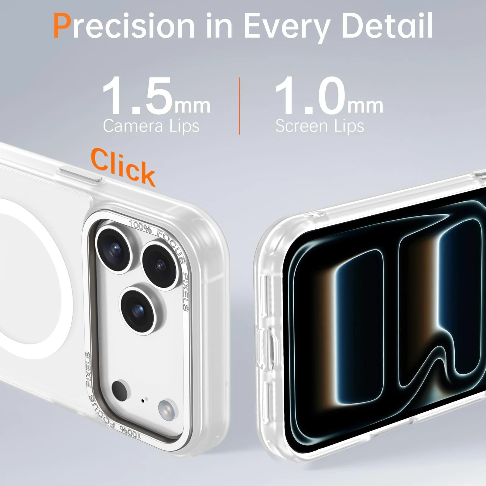 DL3 MOBILAK Protective Phone Case for Apple iPhone 18 Pro Max and 17 Pro Max - White
