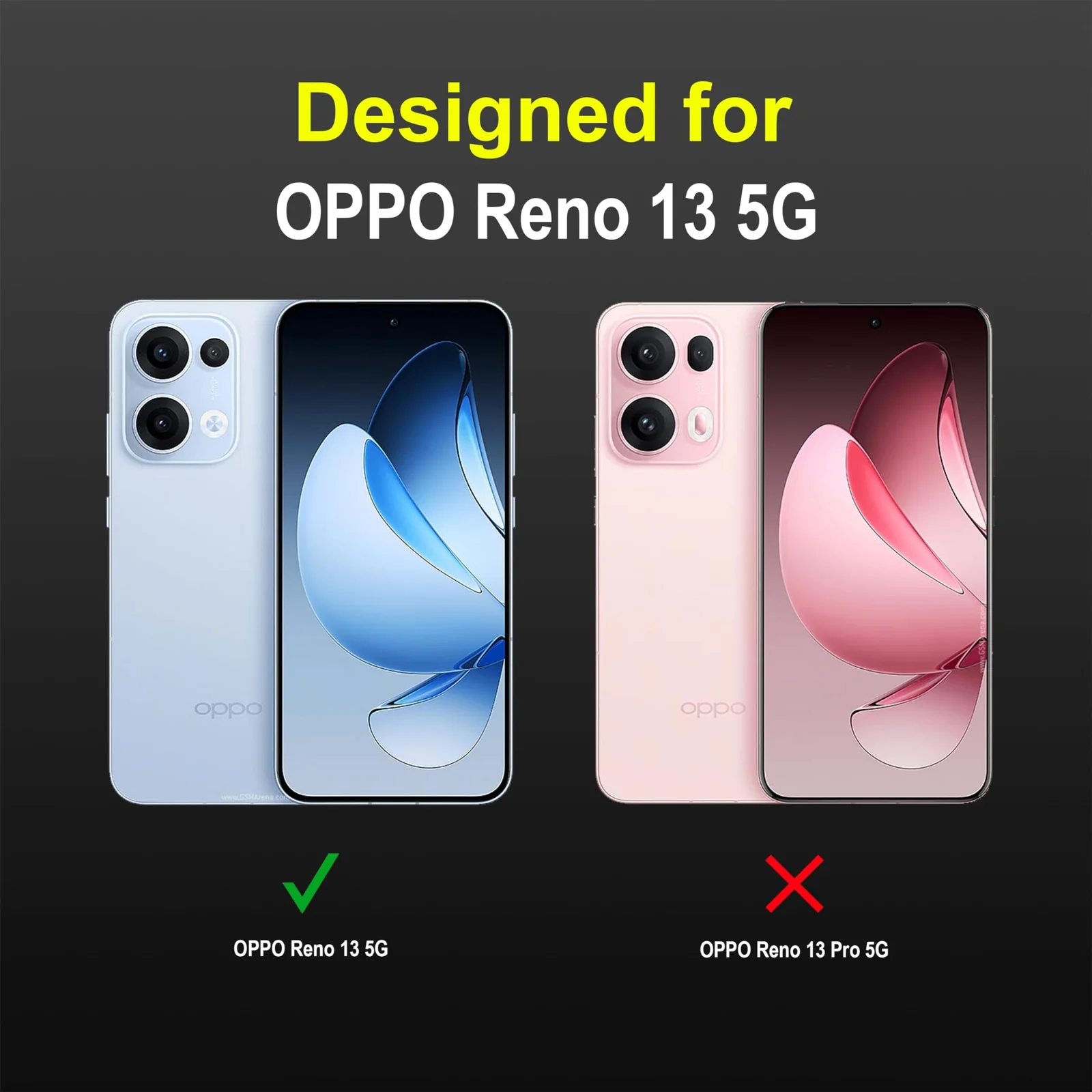 DL3 Mobilak Flexible Silicone and TPU Protective Case with Camera Protection for OPPO Reno 13 5G - Gray