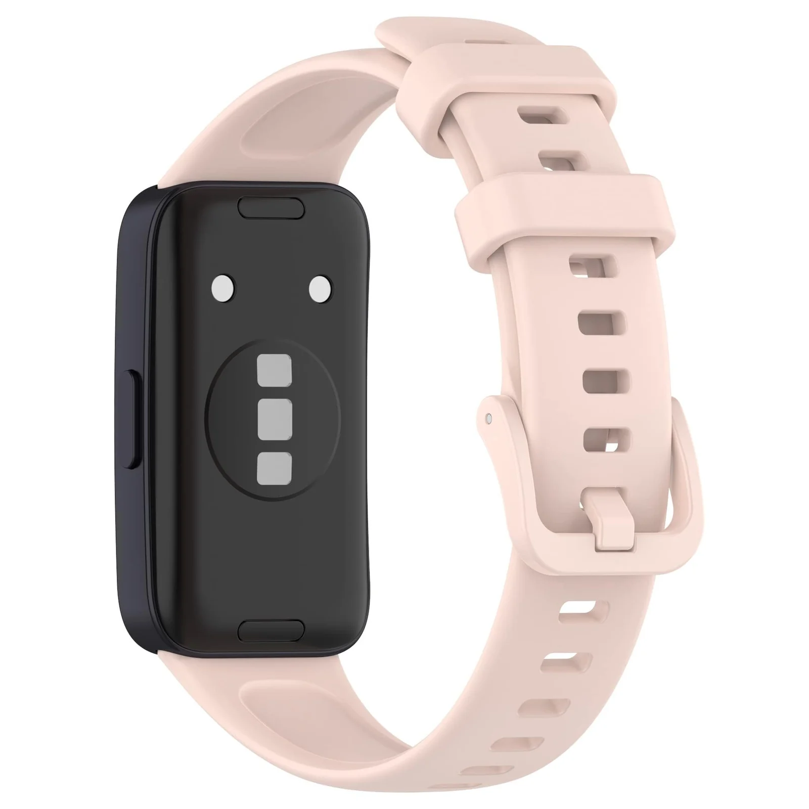 DL3 Mobilak Silicone Bracelet for Huawei Band 9/8, Soft Sport Replacement Strap, Adjustable Waterproof for Women/Men - Pink