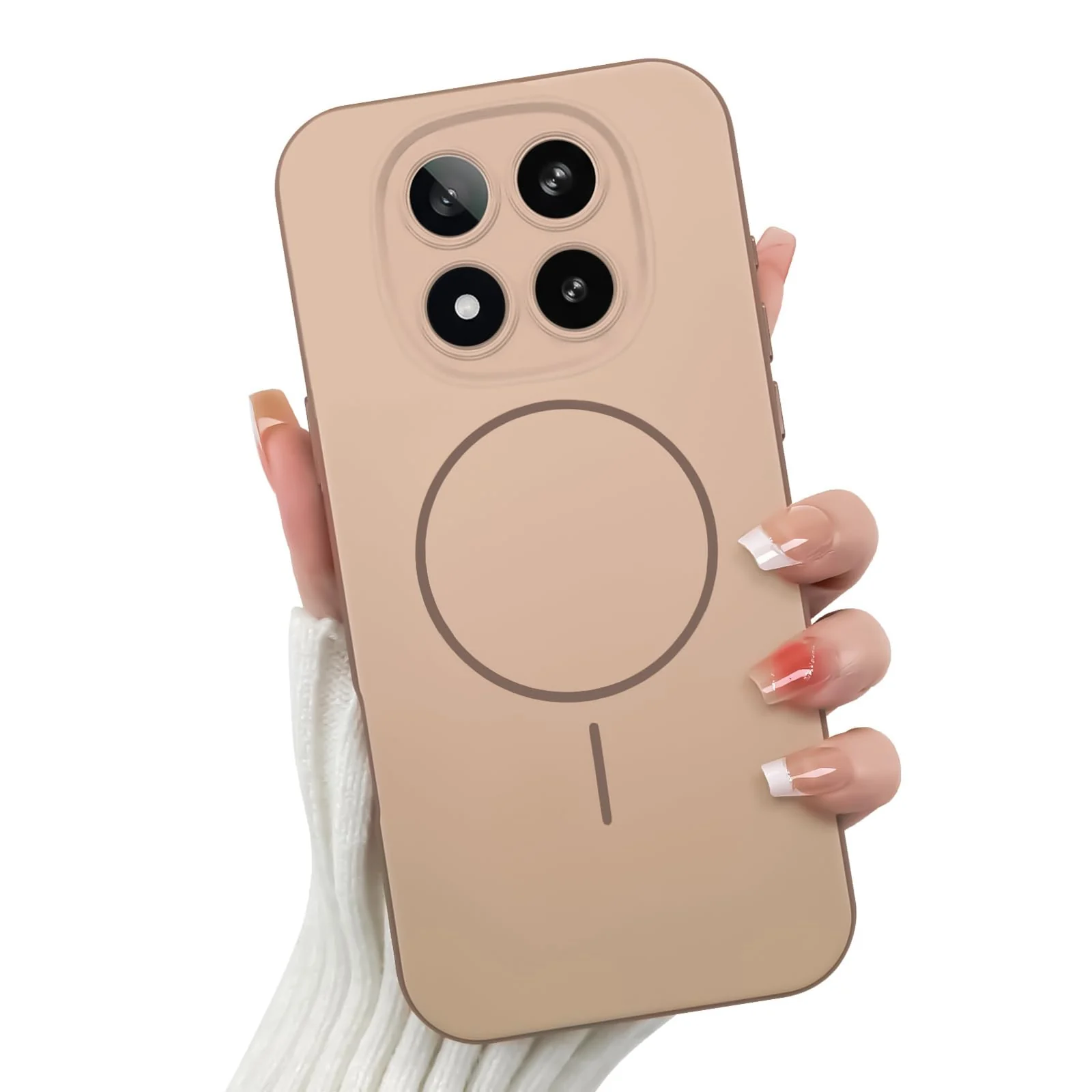 Xiaomi Redmi Note 14 Pro 4G — DL3 Mobilak Case For Xiaomi Redmi Note 14 Pro 4G Slim Design [Not Compatible with MagSafe] Soft Silicone Case Flexible TPU Anti-Scratch Protective Cover with Full Camera Protection