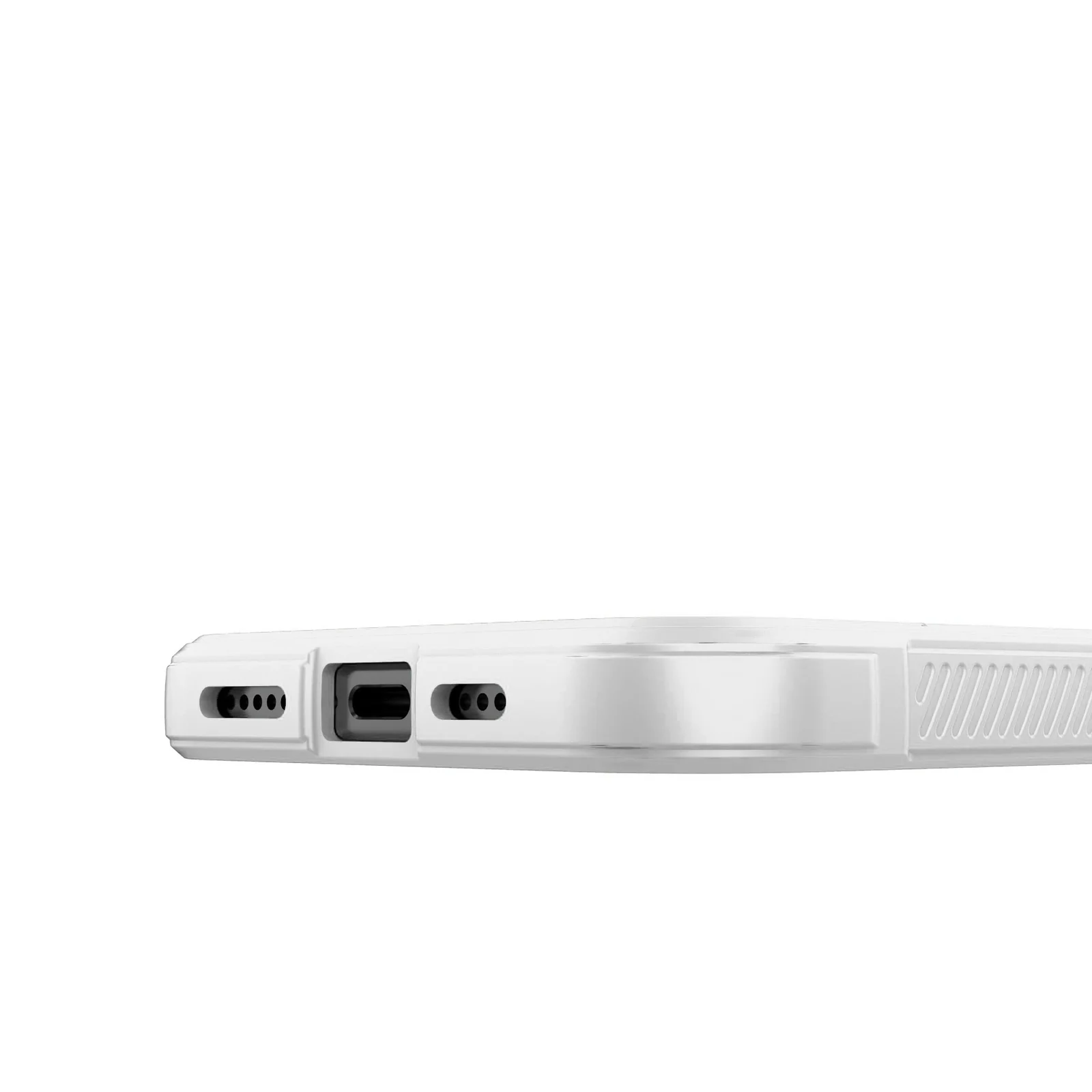 DL3 Mobilak Rugged Protective Case for iPhone 16 + Plus 6.7-Inch, Camera protection, Shock-absorbing protection, Non-slip grip - White