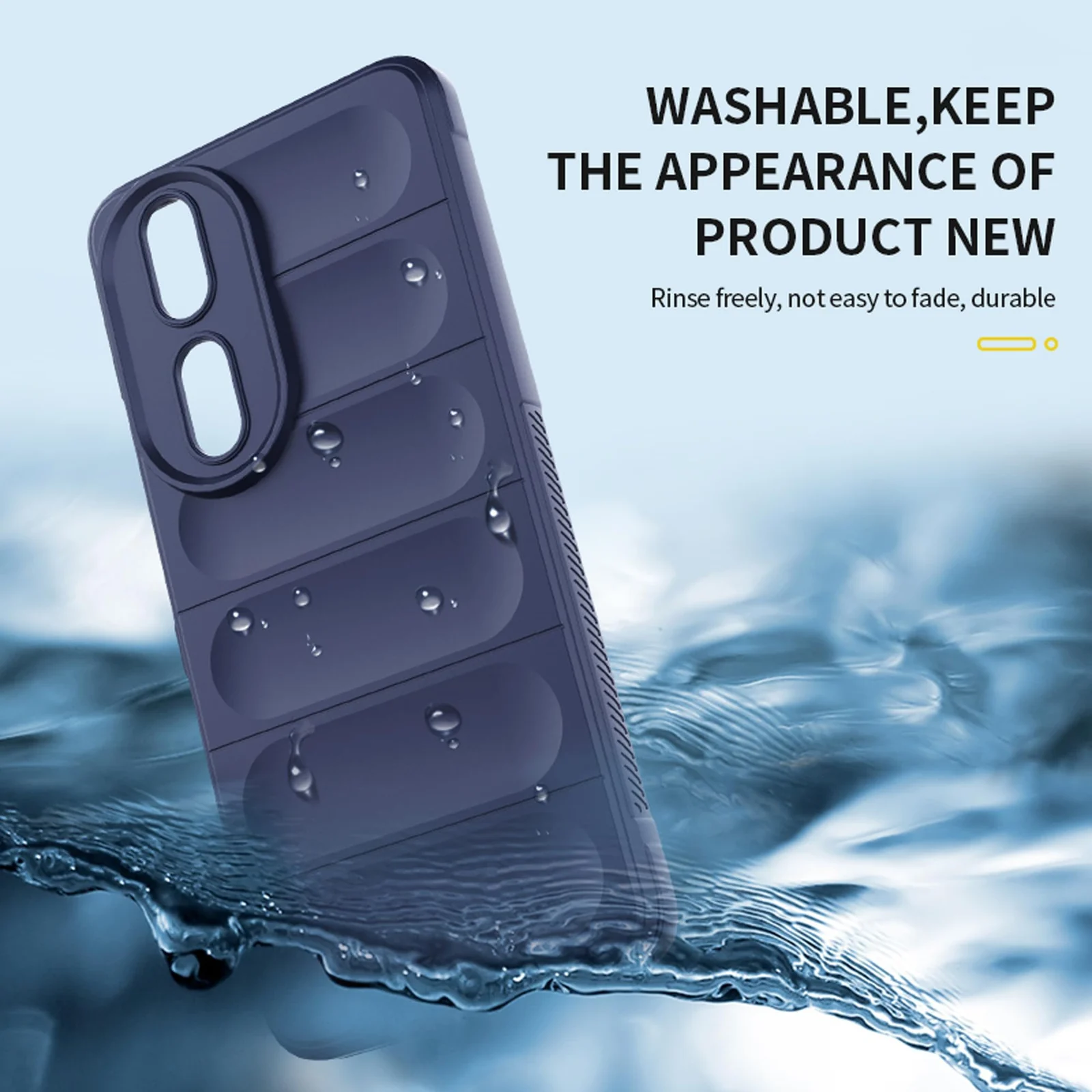 DL3 Mobilak Case for Honor 90 5G Heavy Duty Protective [Slim Fit] Shockproof Soft Flexible Protective Design Shock-Absorption TPU Cover - Blue
