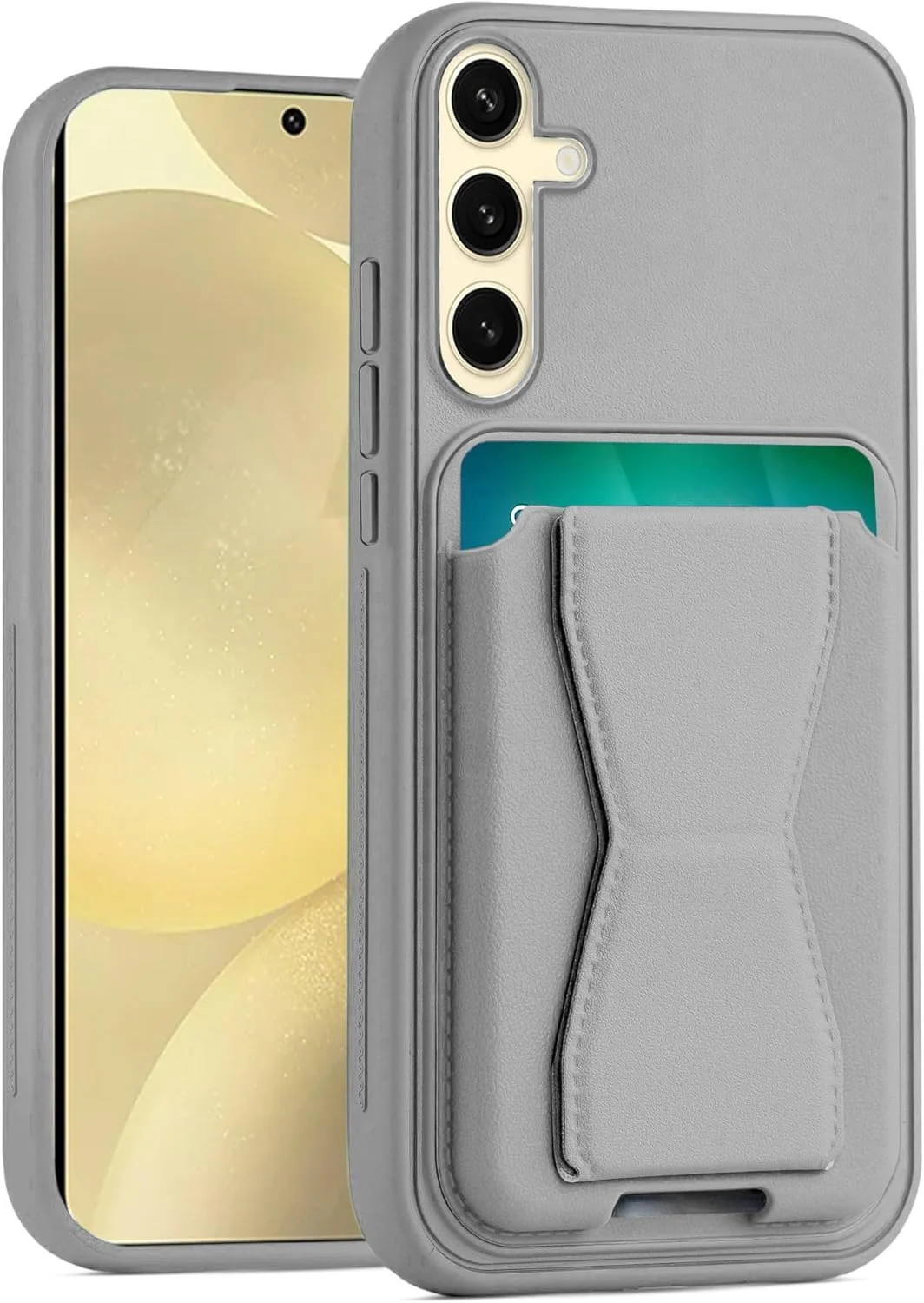 DL3 Mobilak Leather Wallet Case with Card Slot for Samsung Galaxy S25 FE with Camera Protection and Shockproof Design