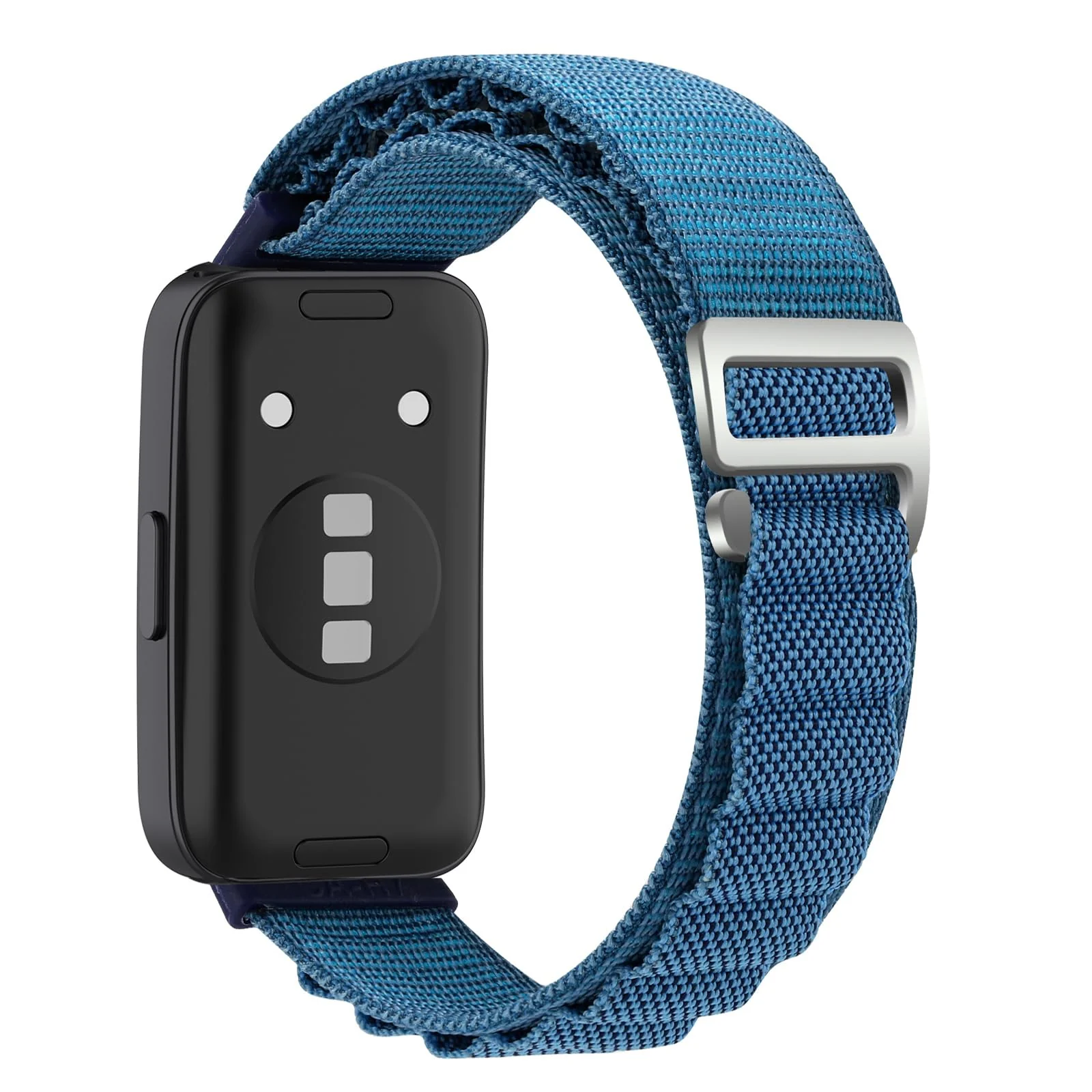 DL3 Mobilak Alpine Loop Band for Huawei Band 9 / Huawei Band 8, Women Men Nylon Sport Solo Loop Rugged Wristband with G‑Hook For Huawei Band 8/Band 9 - Blue